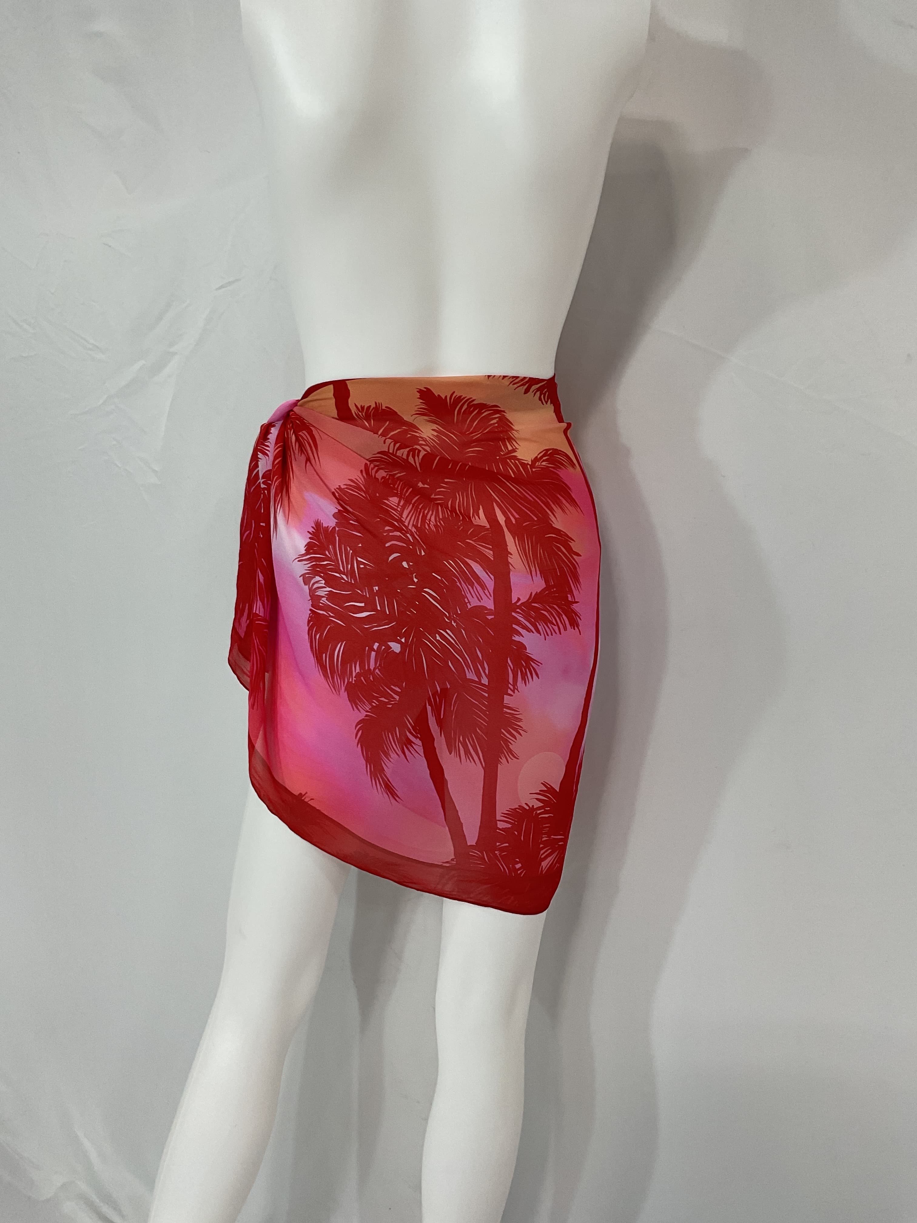 Short Sarong In Palm - Image 4