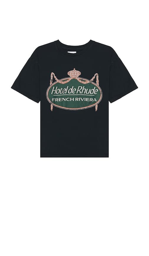 Riviera Tee In Vintage Black - Image 1