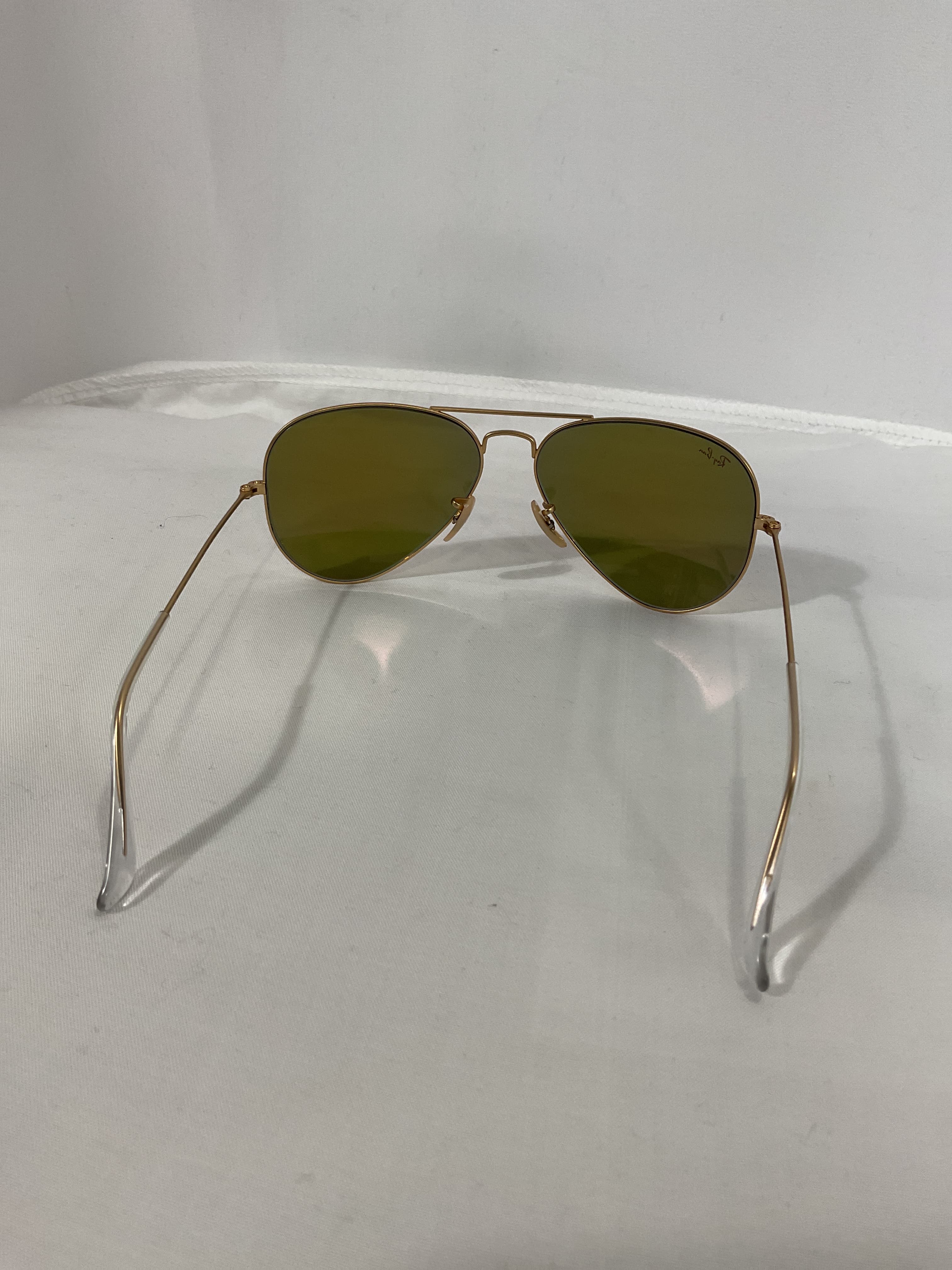 Aviator Flash Lenses In Gold & Cyclamen Mirror - Image 3