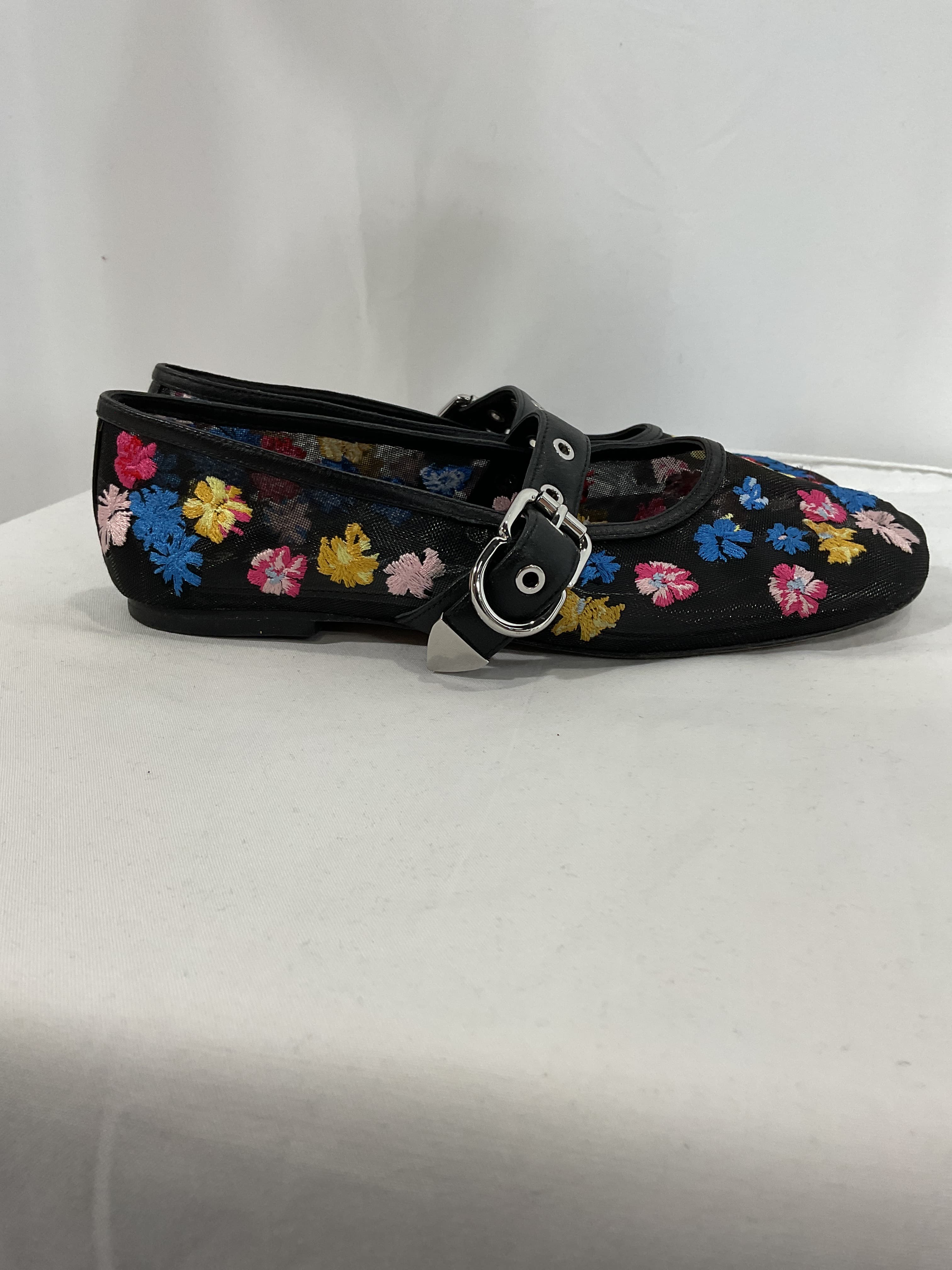 Id Flowerworks Mesh Mary Jane Flats - Image 2