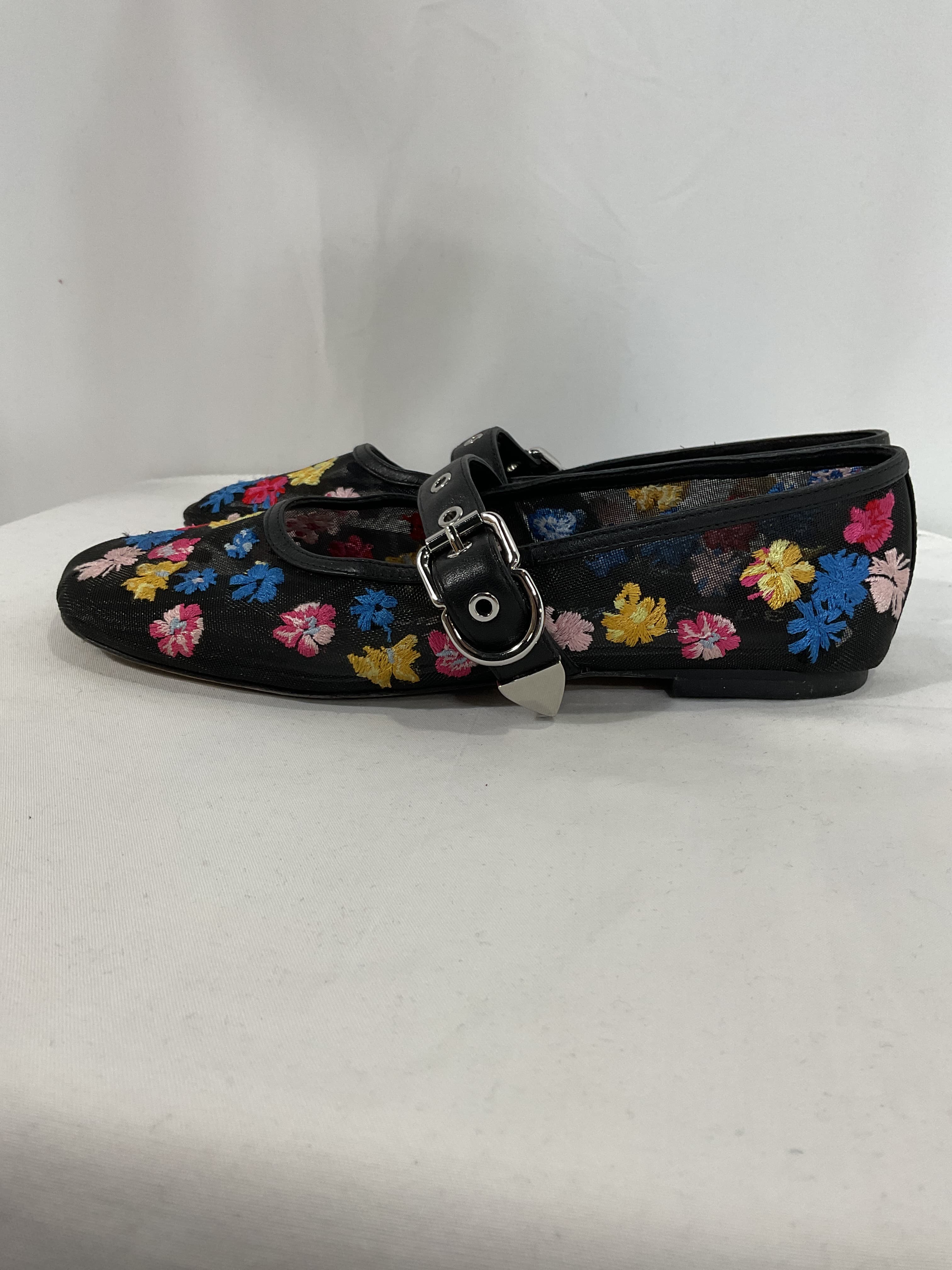 Id Flowerworks Mesh Mary Jane Flats - Image 3