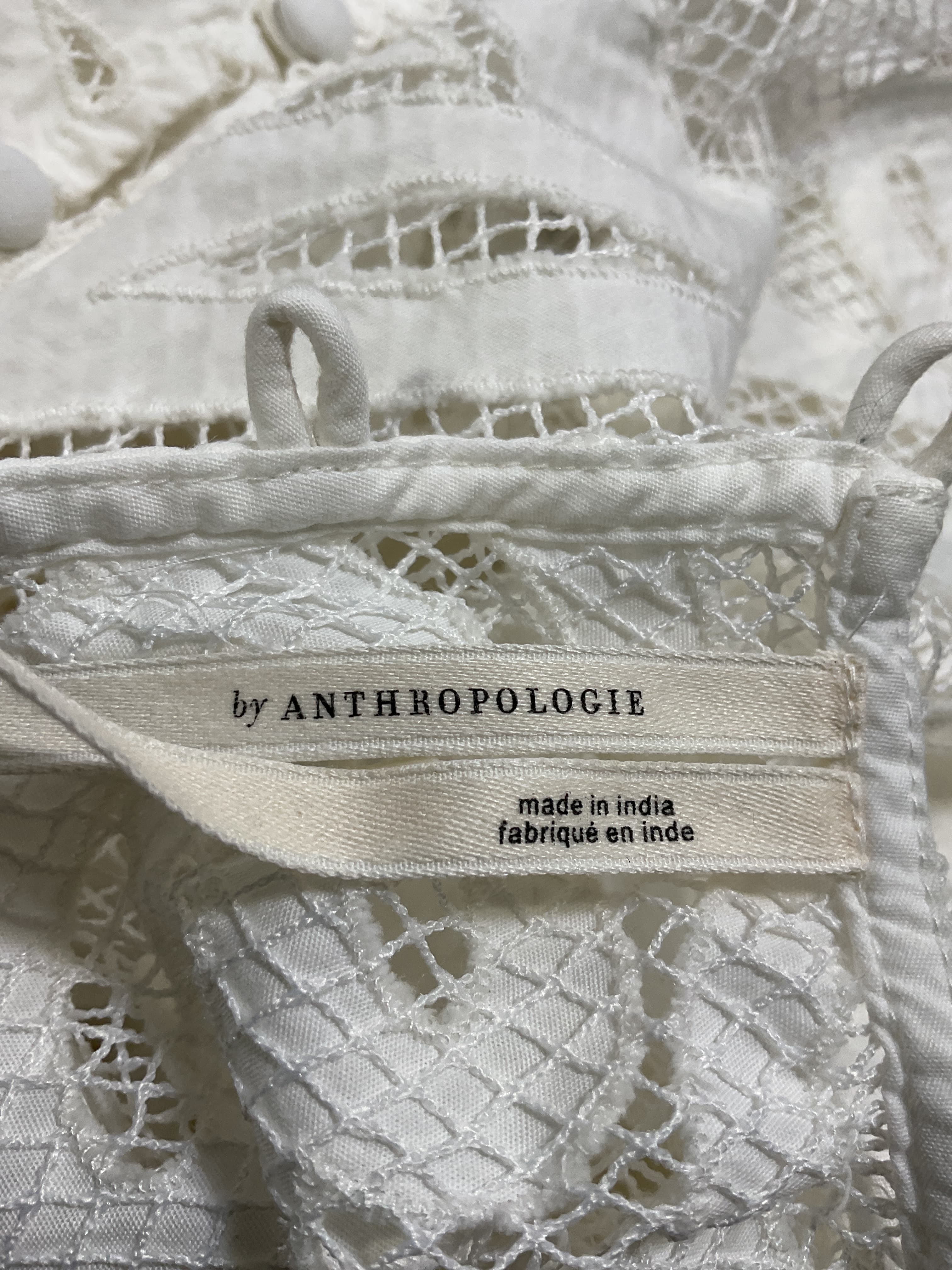 By Anthropologie Lace Detail Blouse - Image 3