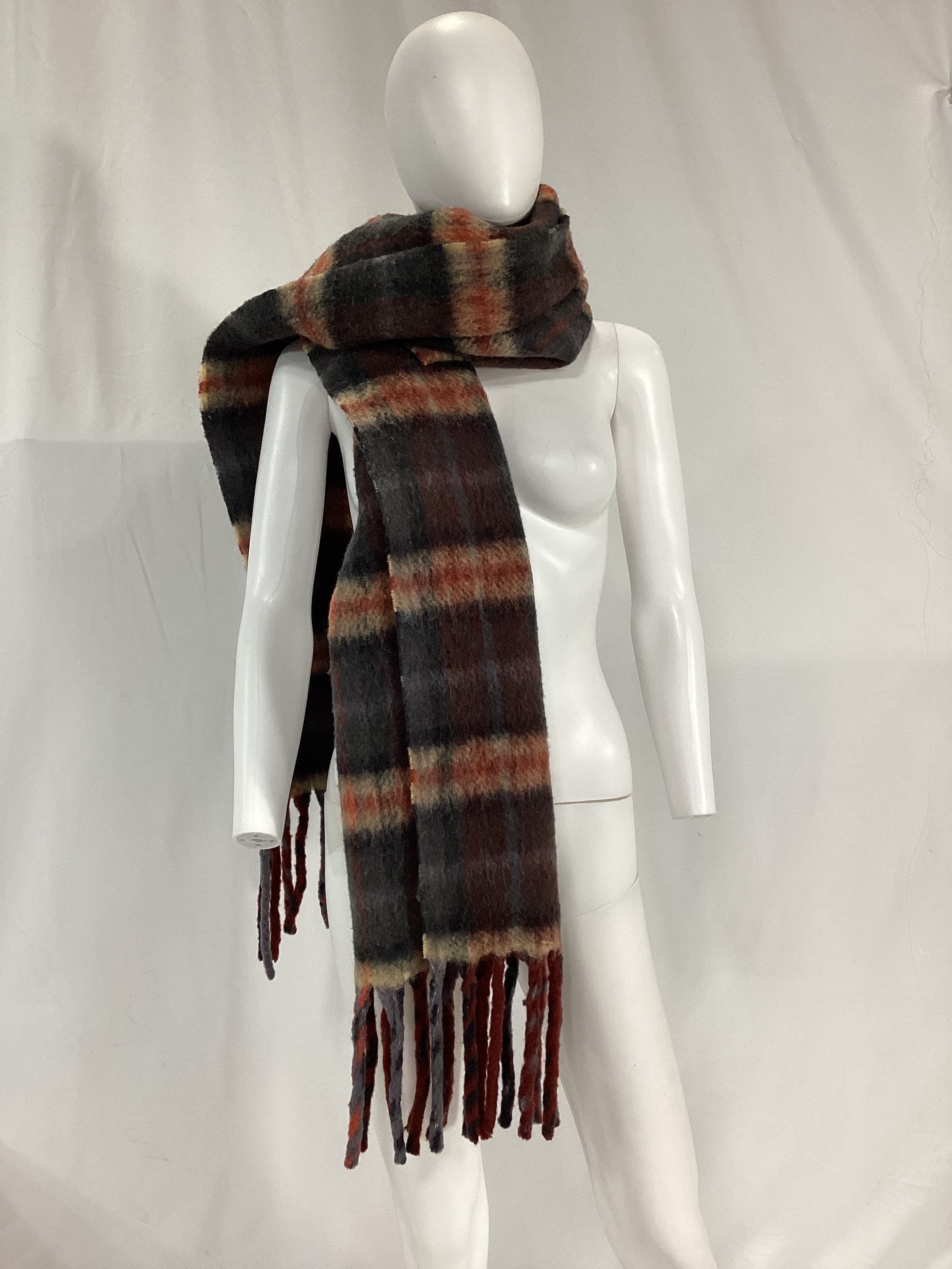 Lavinia Check Scarf - Image 3