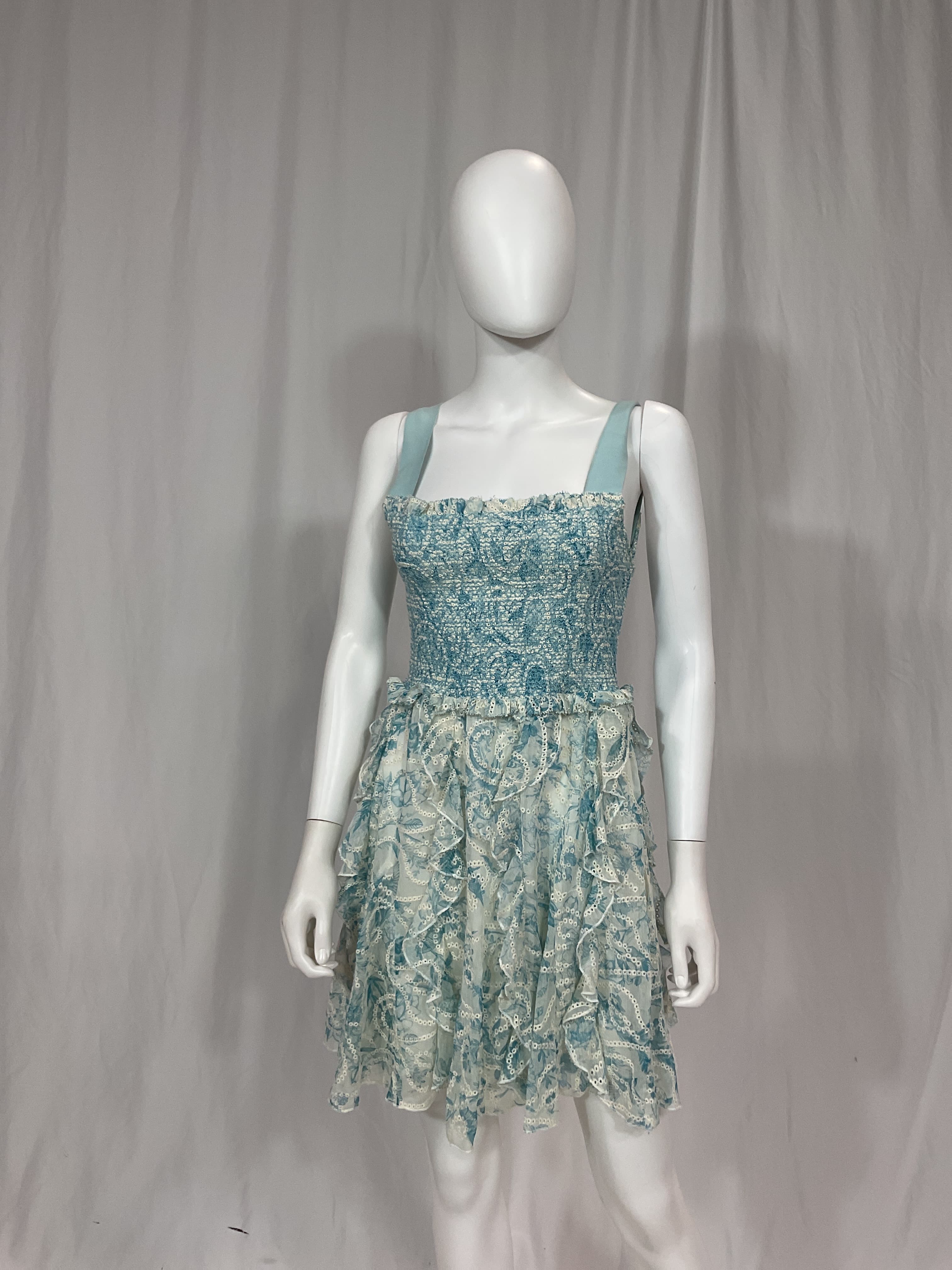 Jocelyn Smocked Mini Dress - Image 3