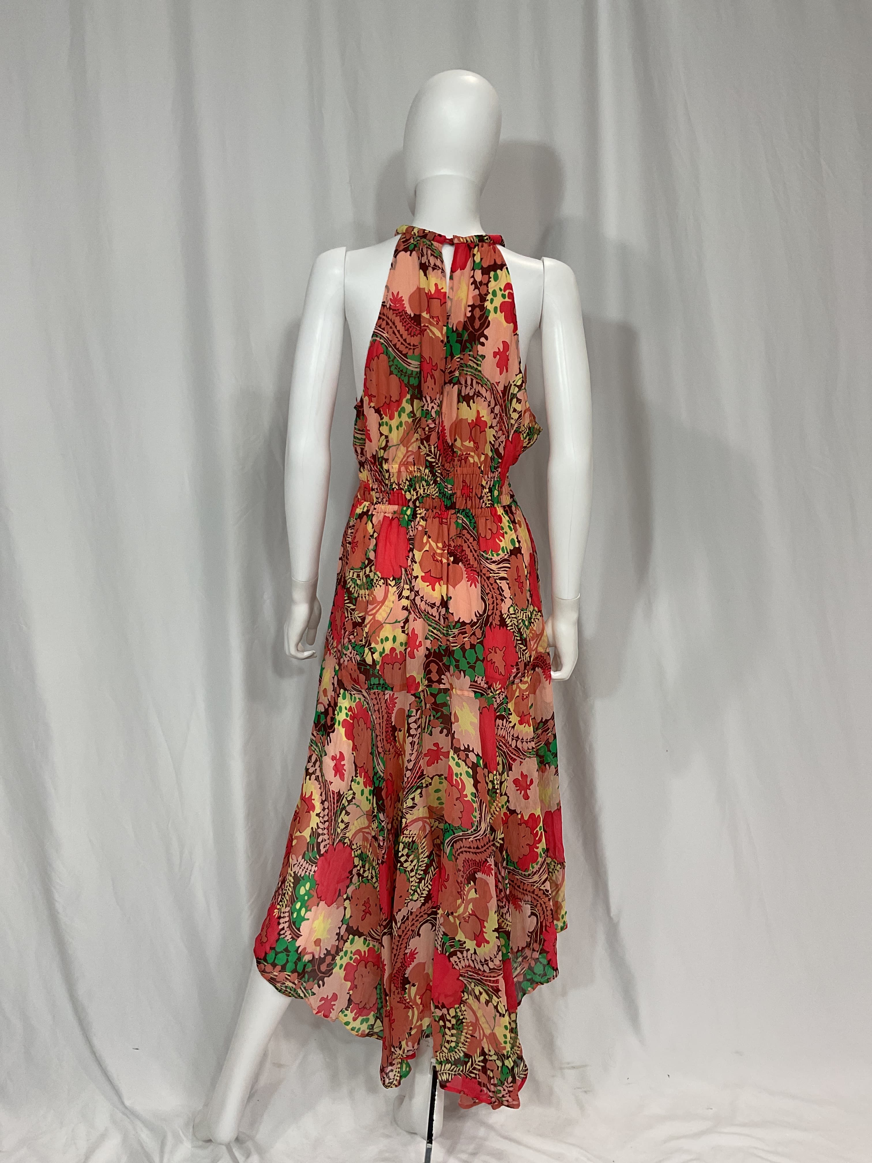 Ellie Silk Midi Dress - Image 4