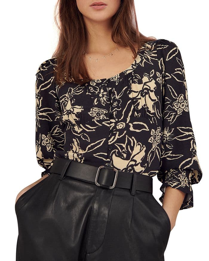 Sessee Floral Print Blouse - Image 1