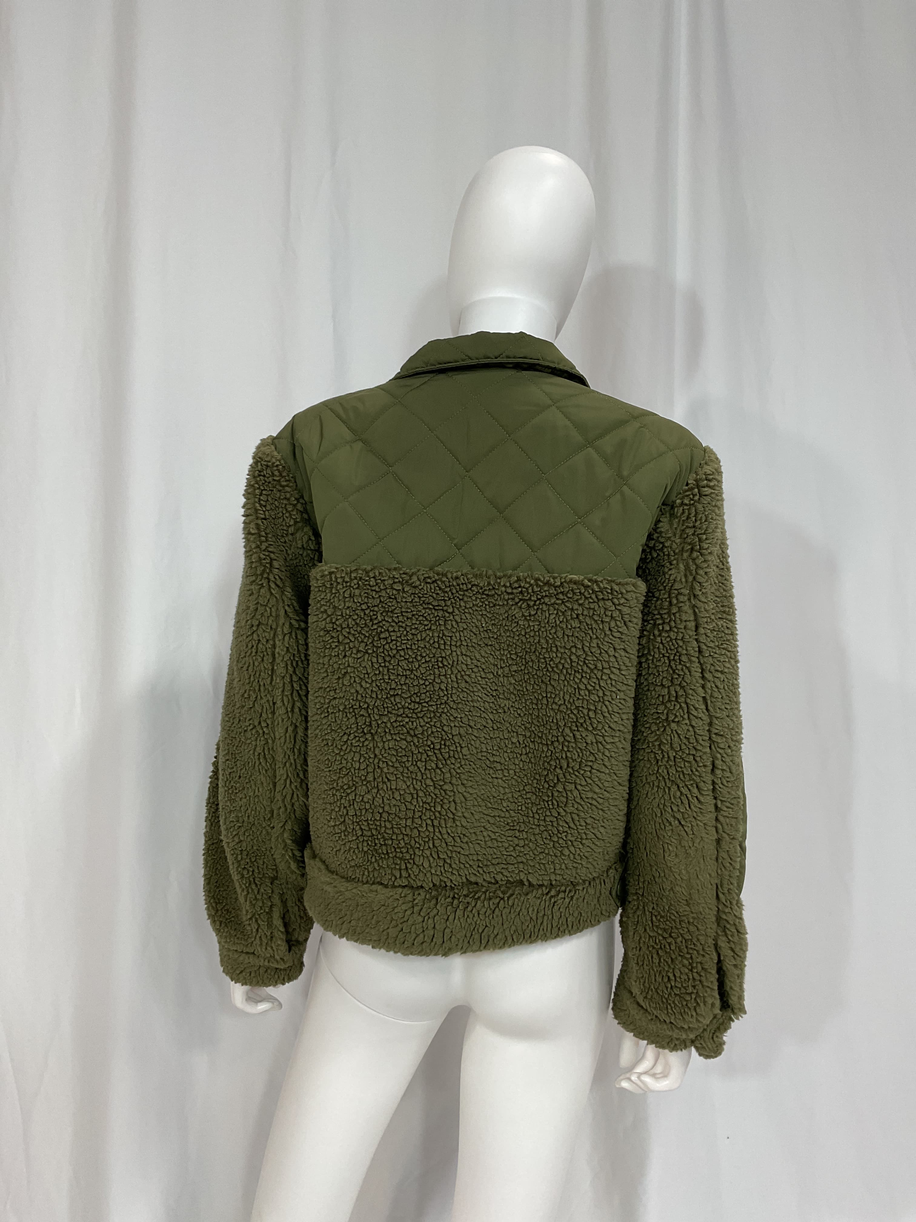 Peyton Mixed Media Jacket - Image 2