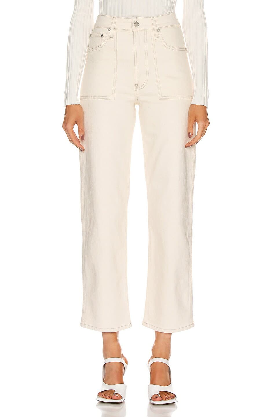 Factory High Waisted Straight Leg - Image 1