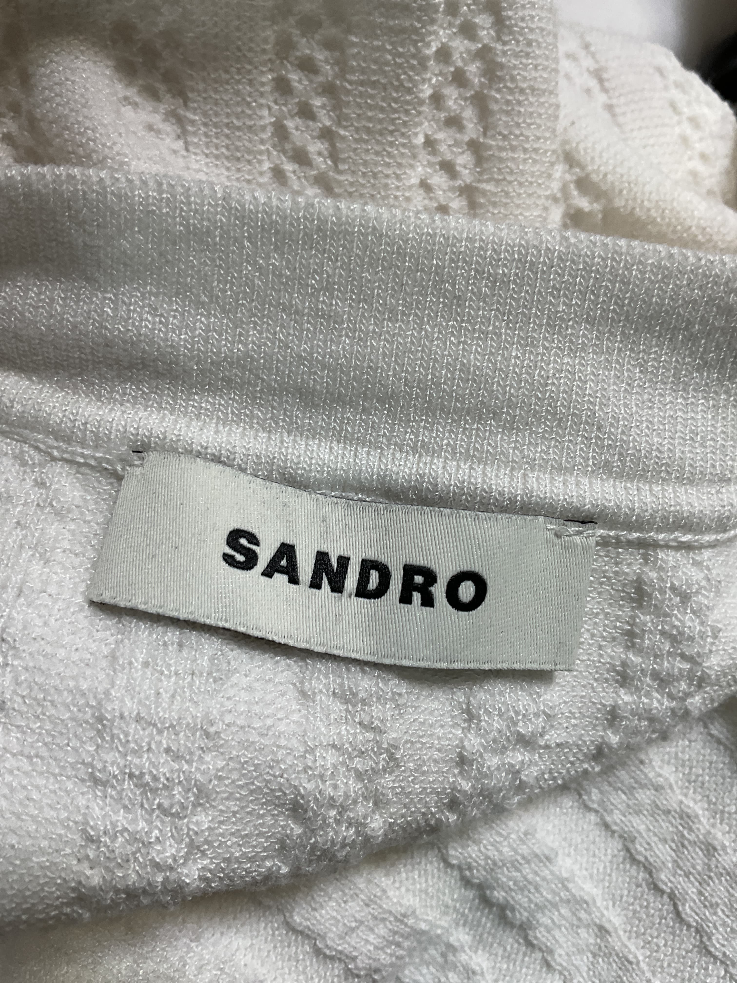 Nolan Cropped Rib Knit Sweater - Image 3