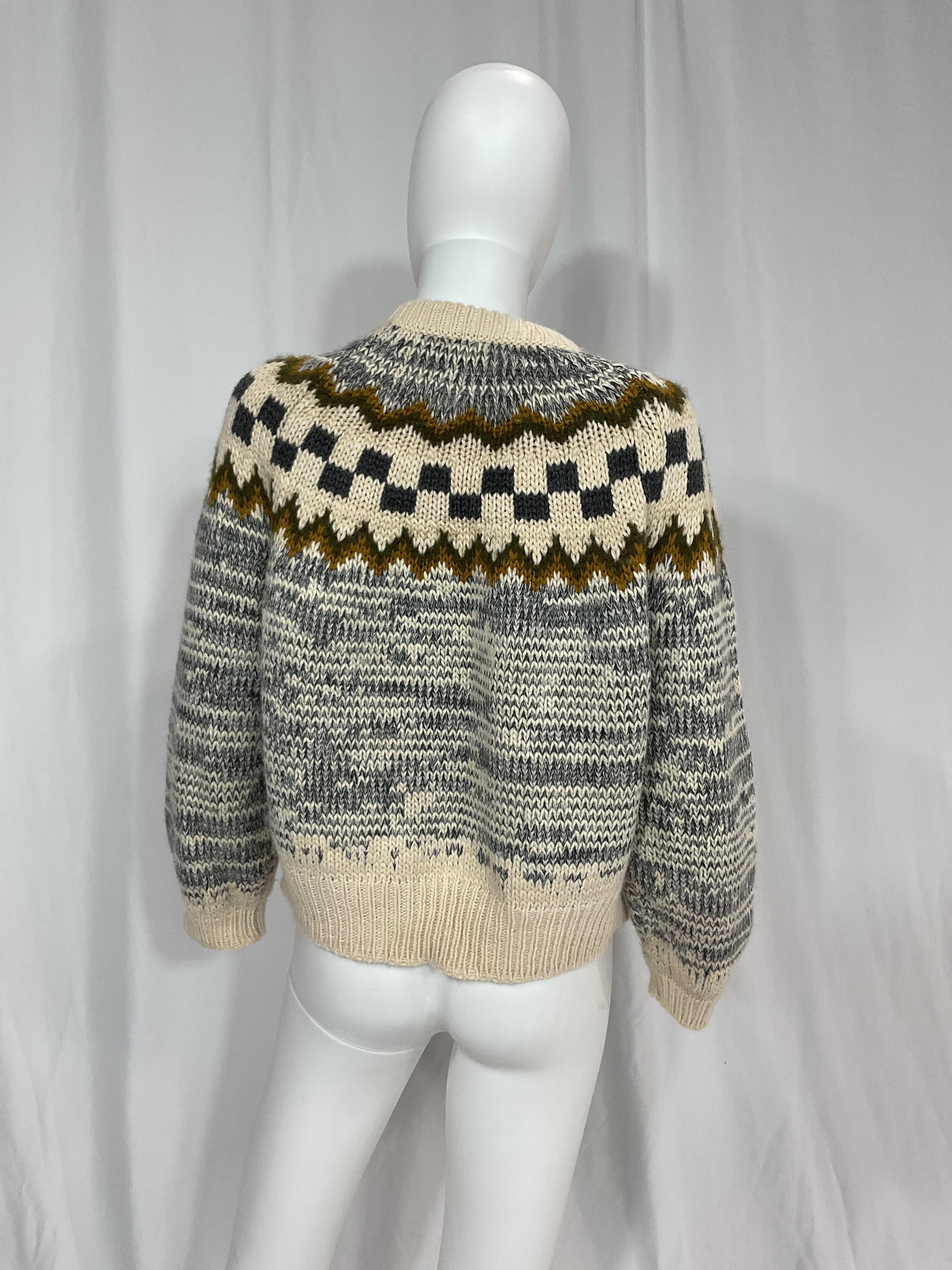The Geo Check Alpaca-Blend Sweater - Image 3