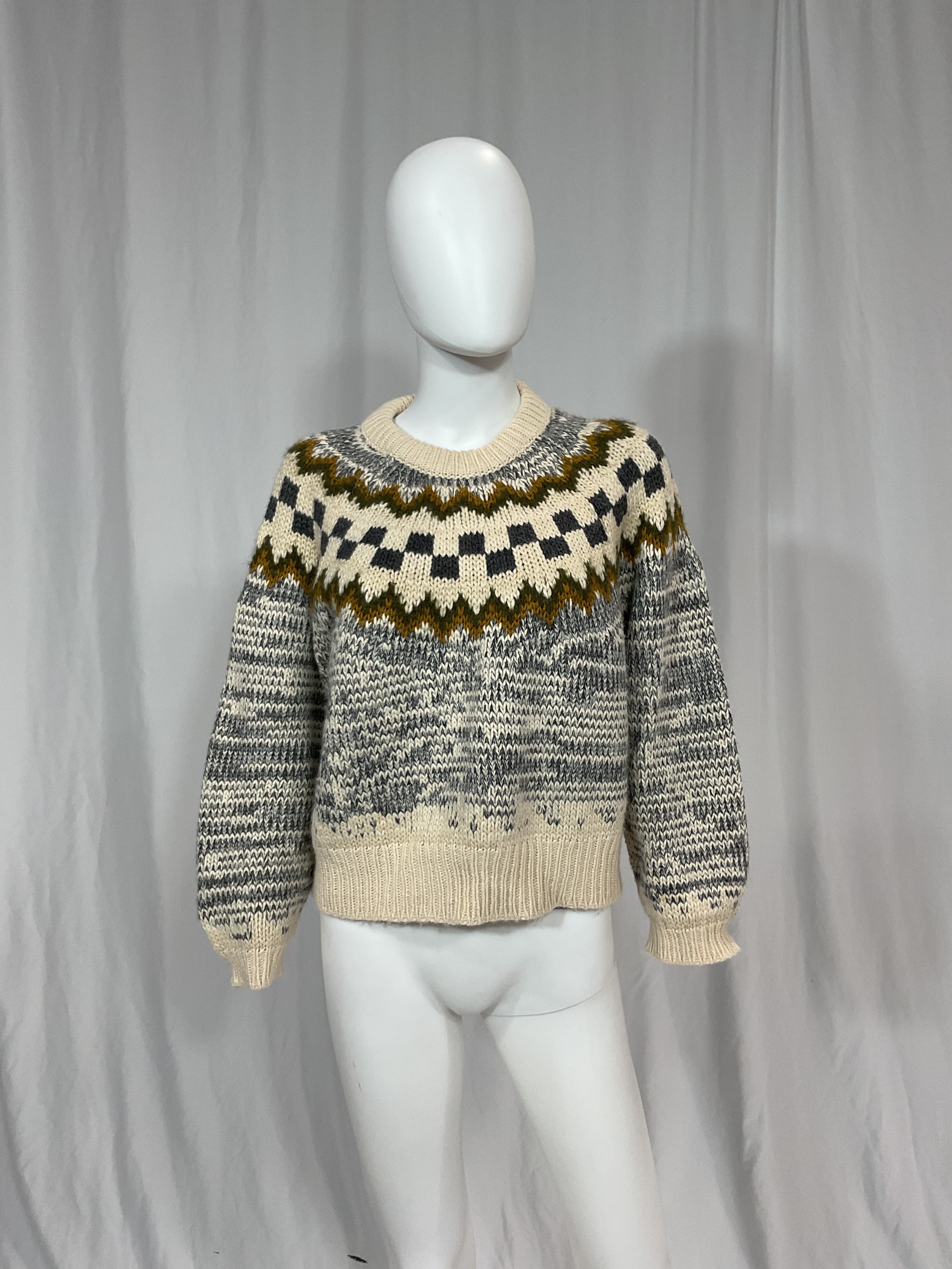 The Geo Check Alpaca-Blend Sweater - Image 4