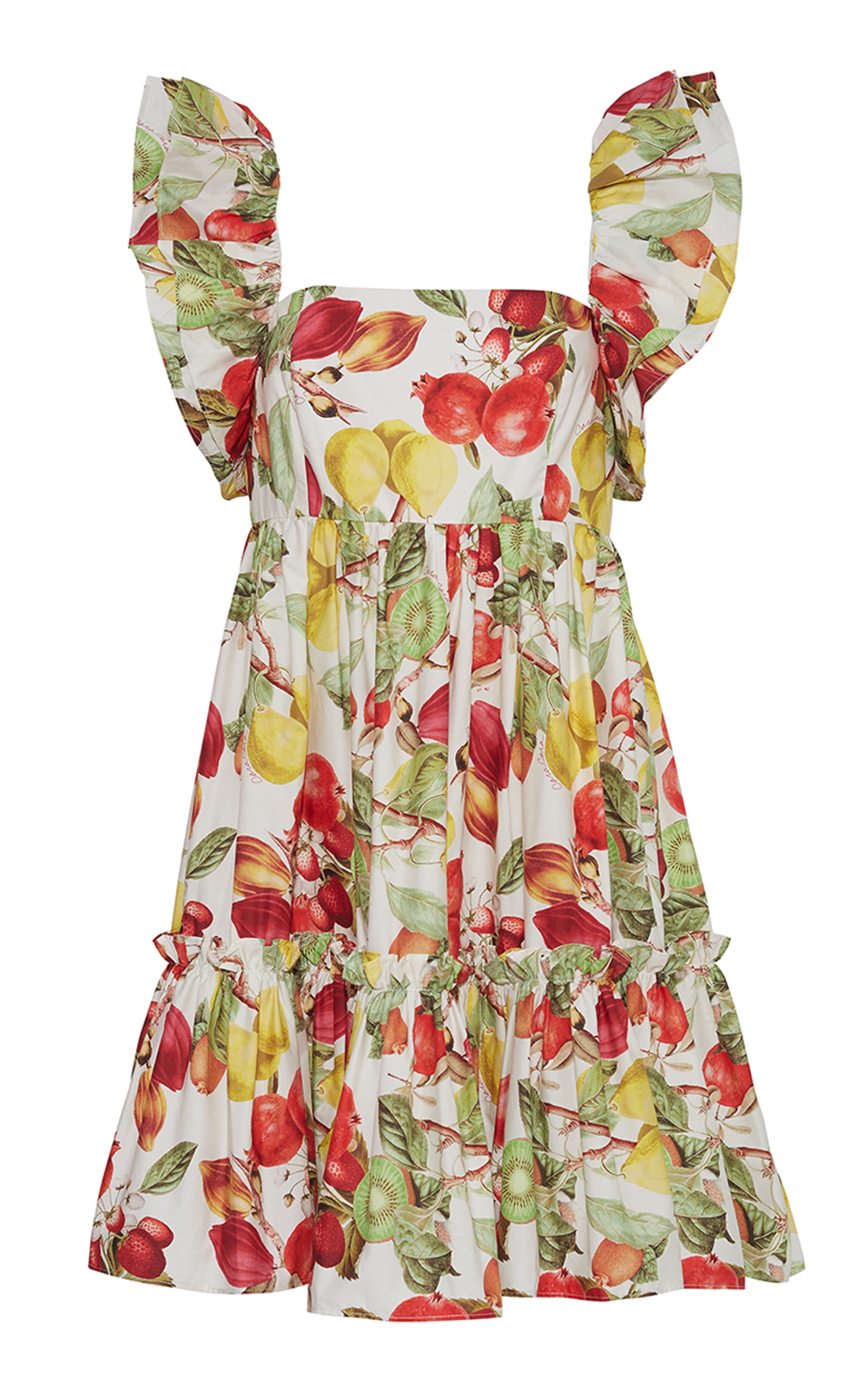 Lexa Floral Cotton Mini Dress - Image 1