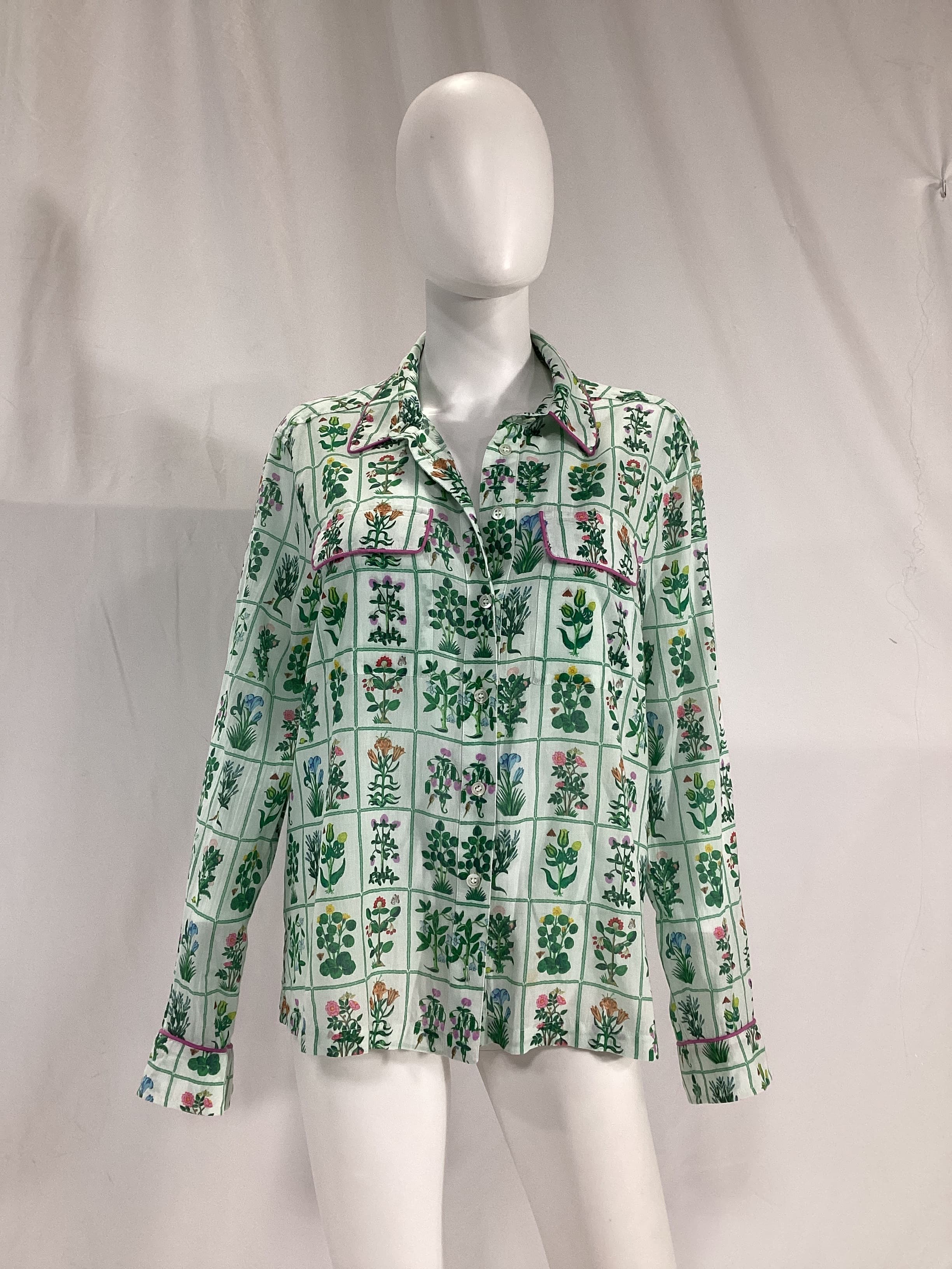 Rae Floral-Print Cotton-Voile Top - Image 2