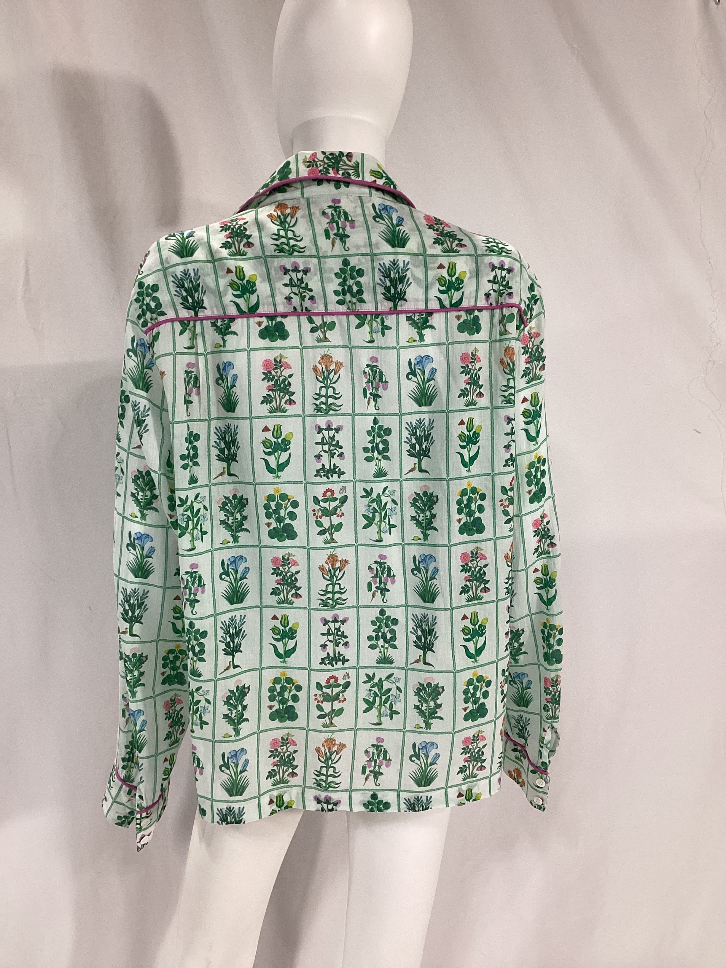 Rae Floral-Print Cotton-Voile Top - Image 4