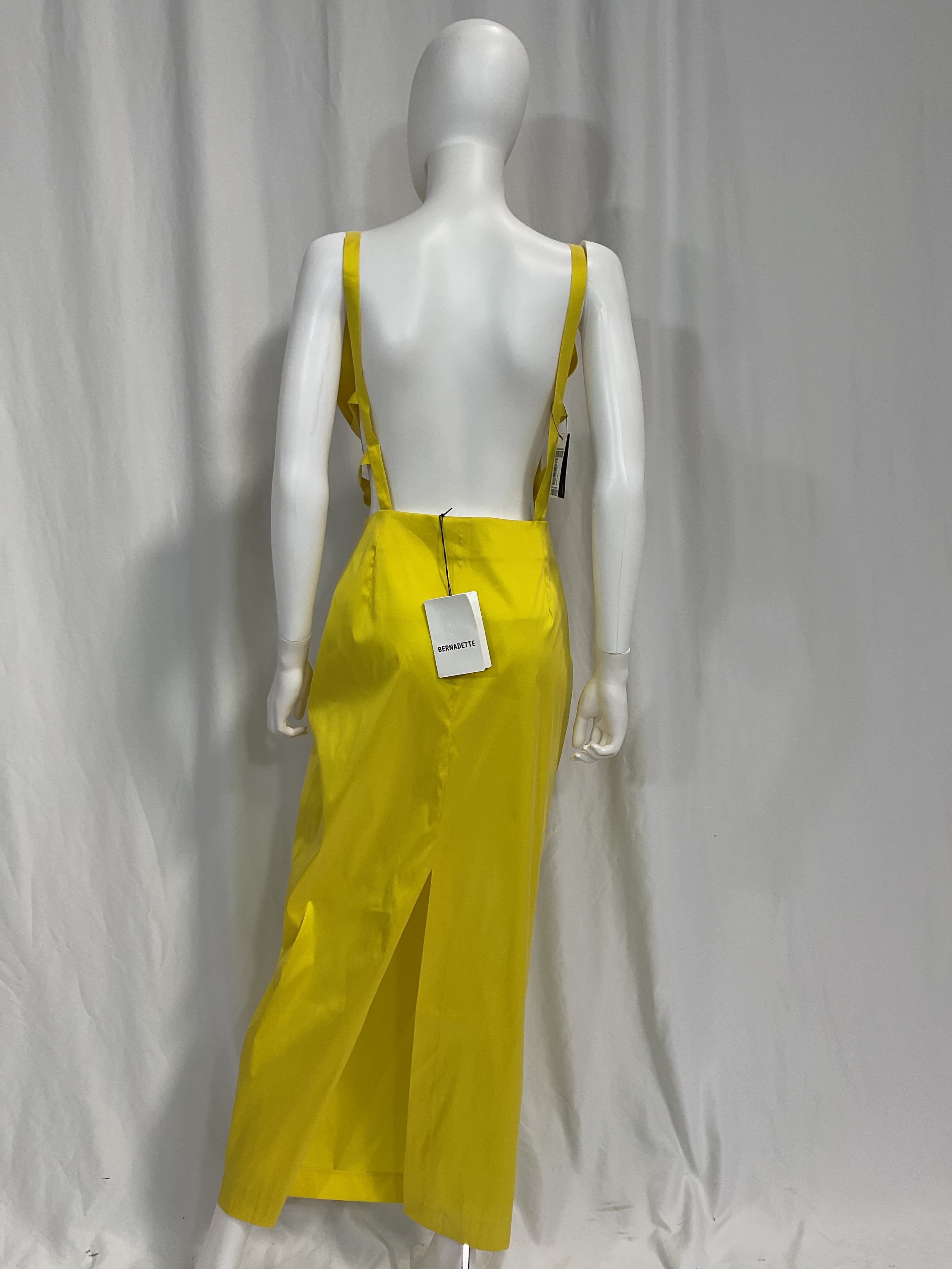 Kim Open-Back Bow-Embellished Taffeta Midi Dress - Image 4