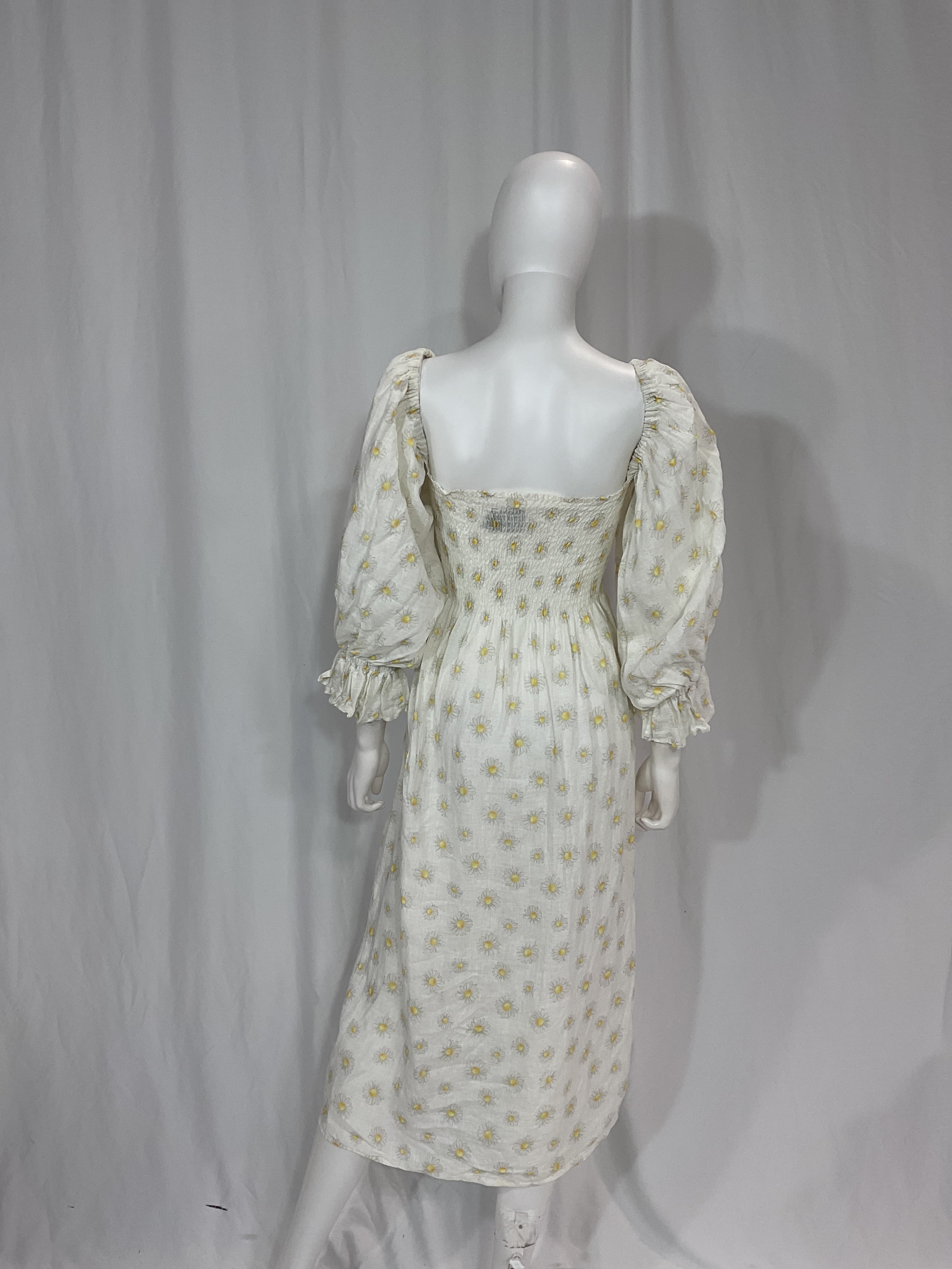Atlanta Daisy-Print Midi Dress - Image 4