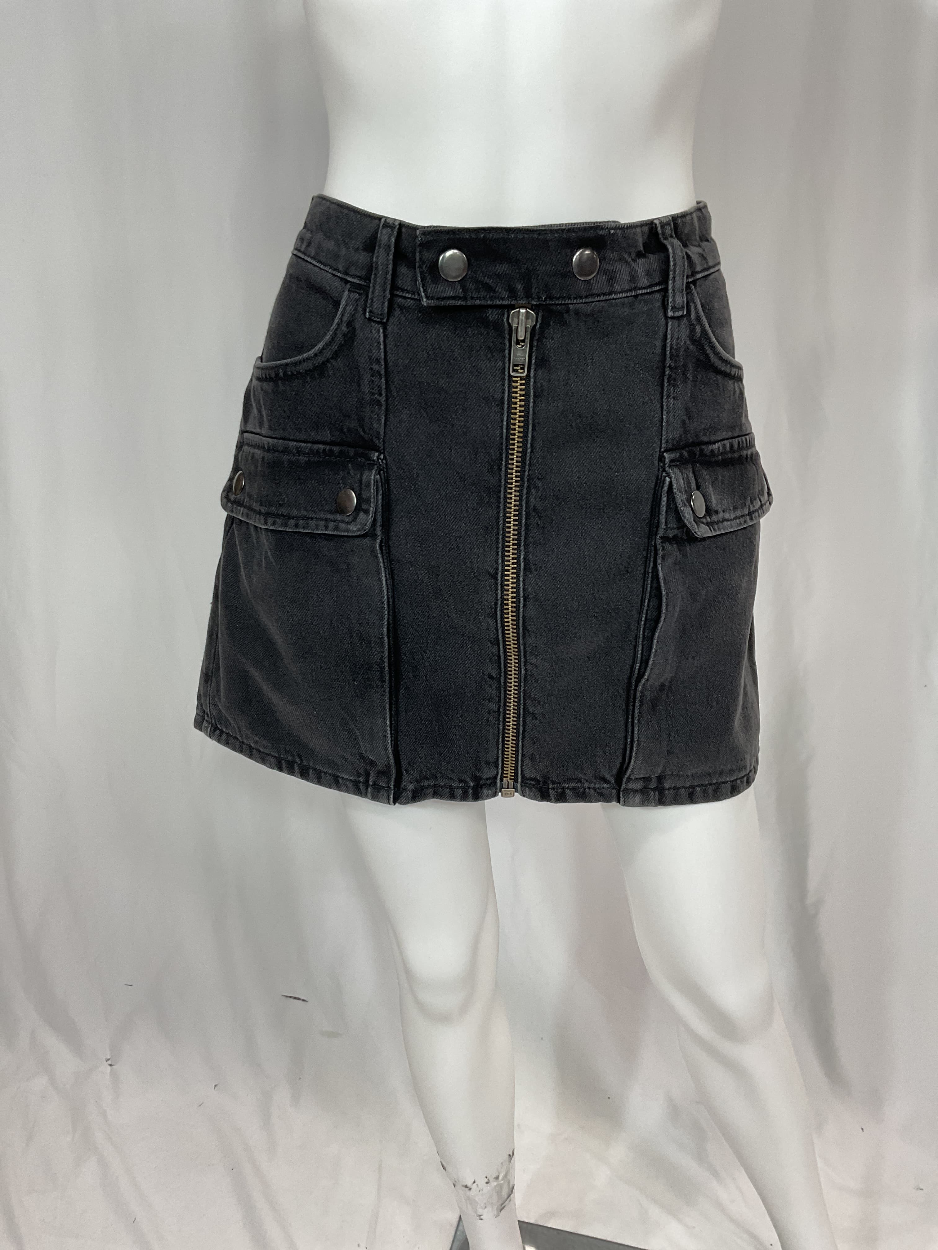 Marcus Denim Mini Skirt - Image 2