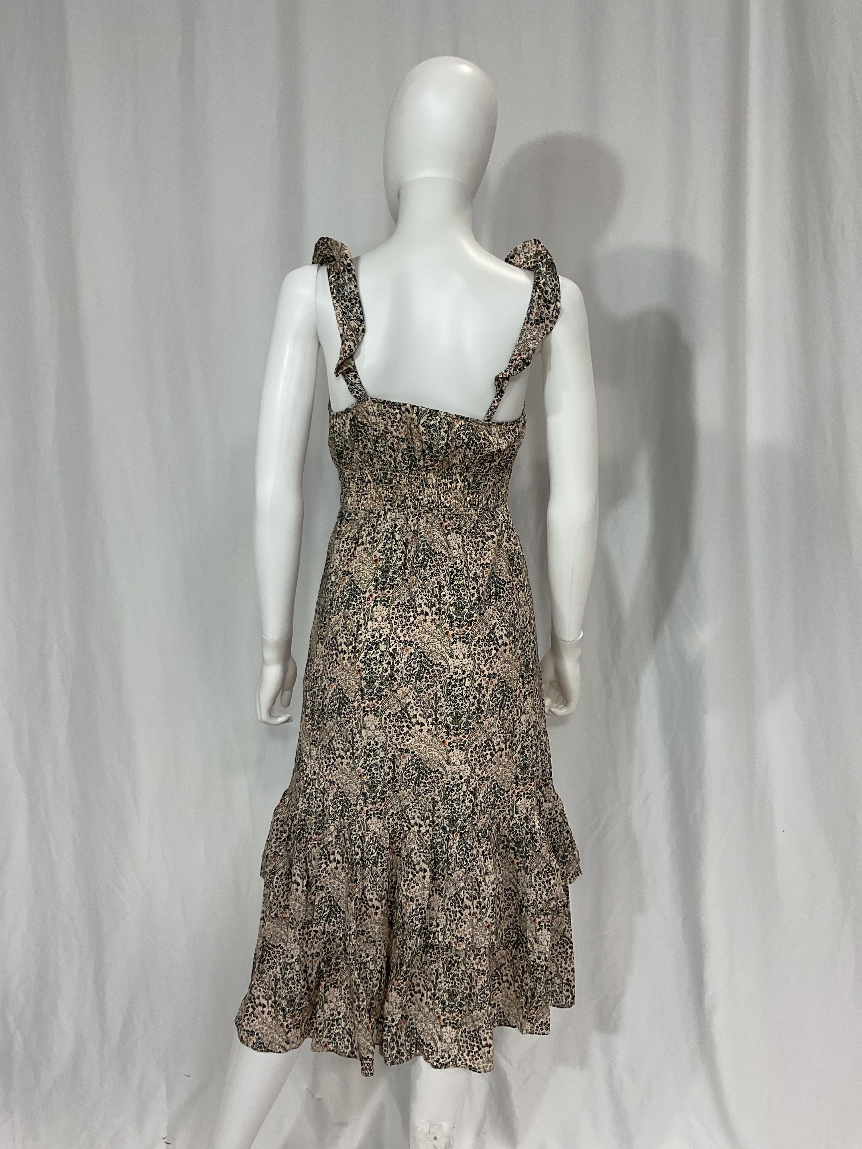 Gisella Calico Cotton Blend Midi Sundress - Image 3