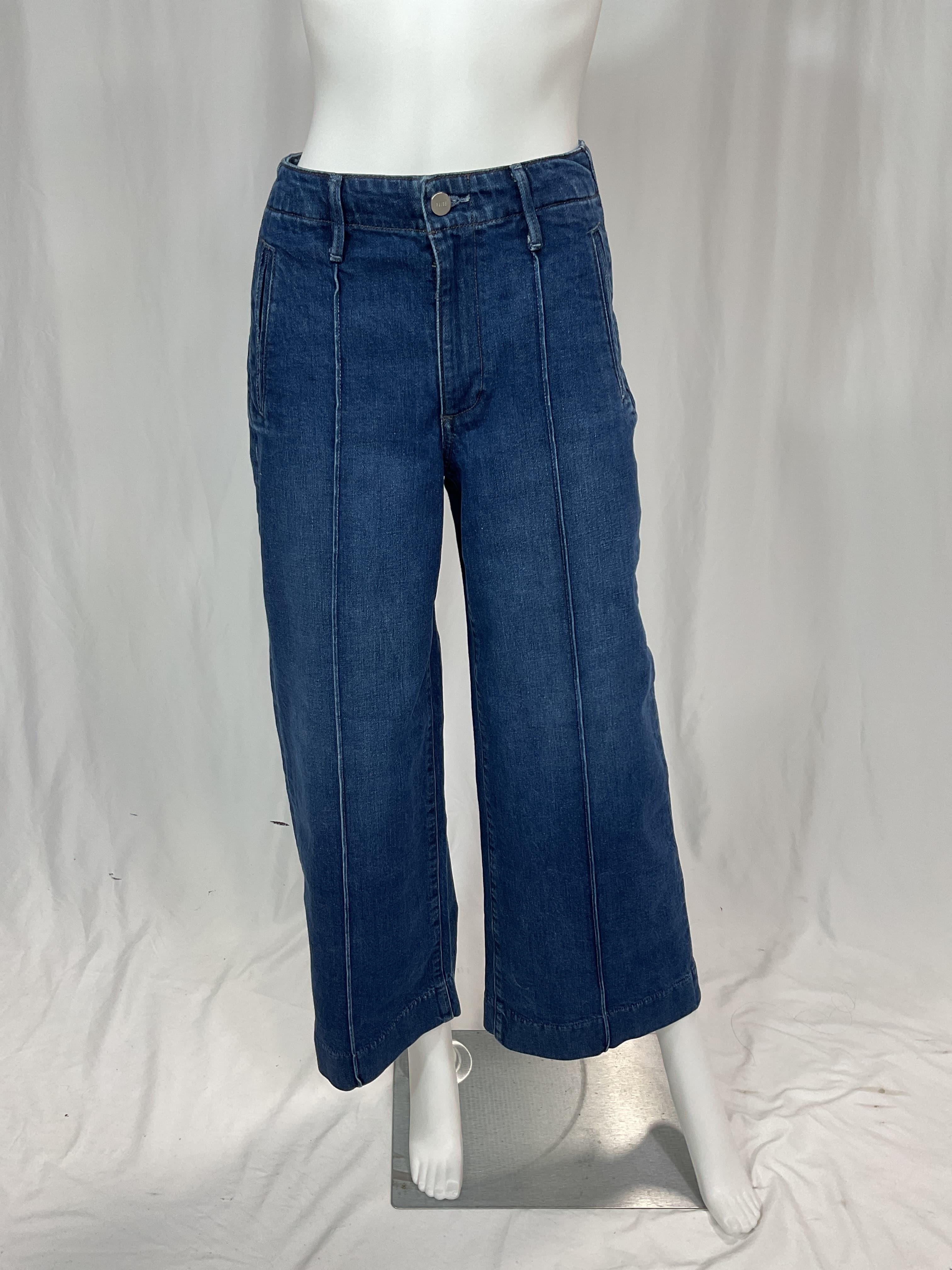 Harper High Waist Ankle Wide Leg Jeans - Image 4