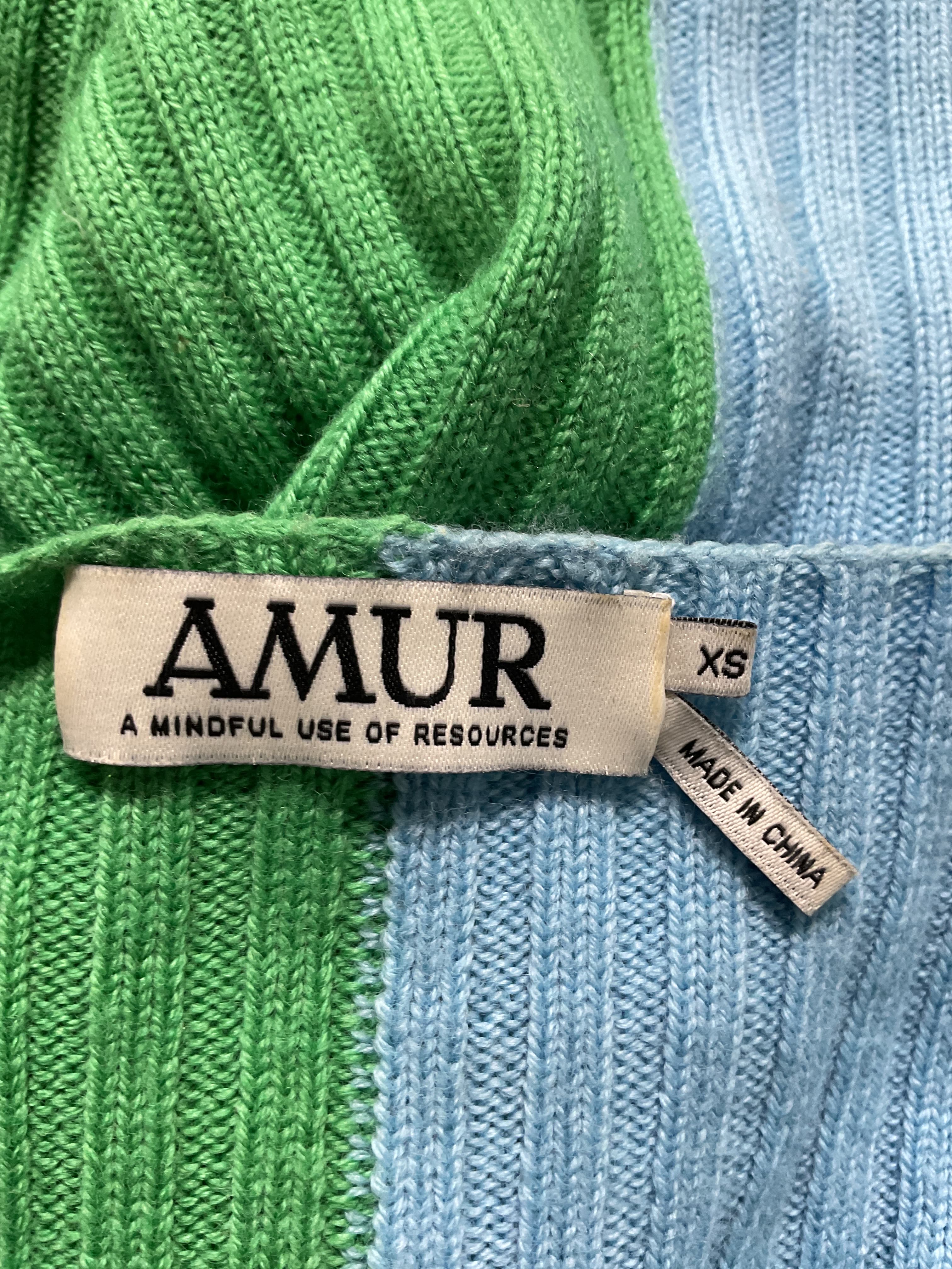 Cruz Twist Sweater In Green Grass - Image 2