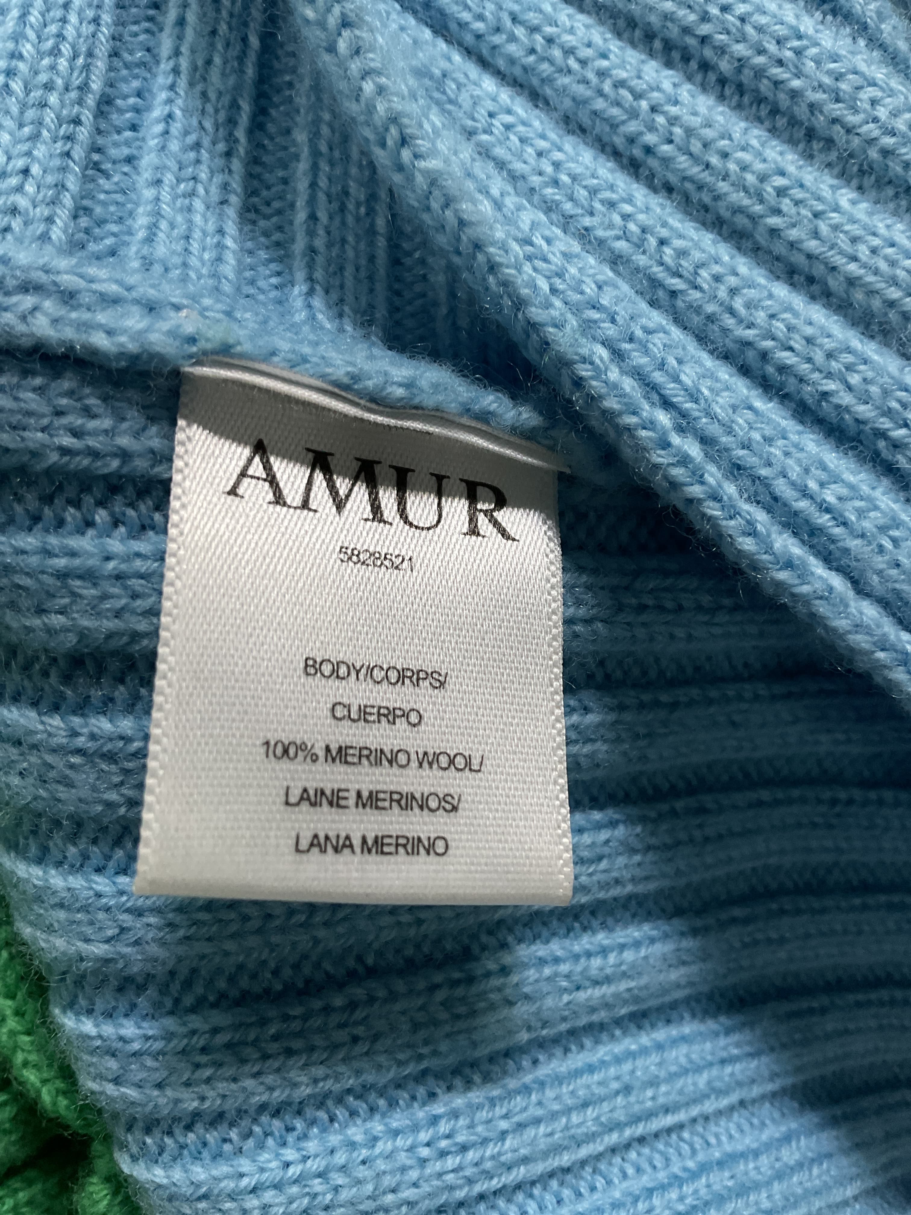 Cruz Twist Sweater In Green Grass - Image 4
