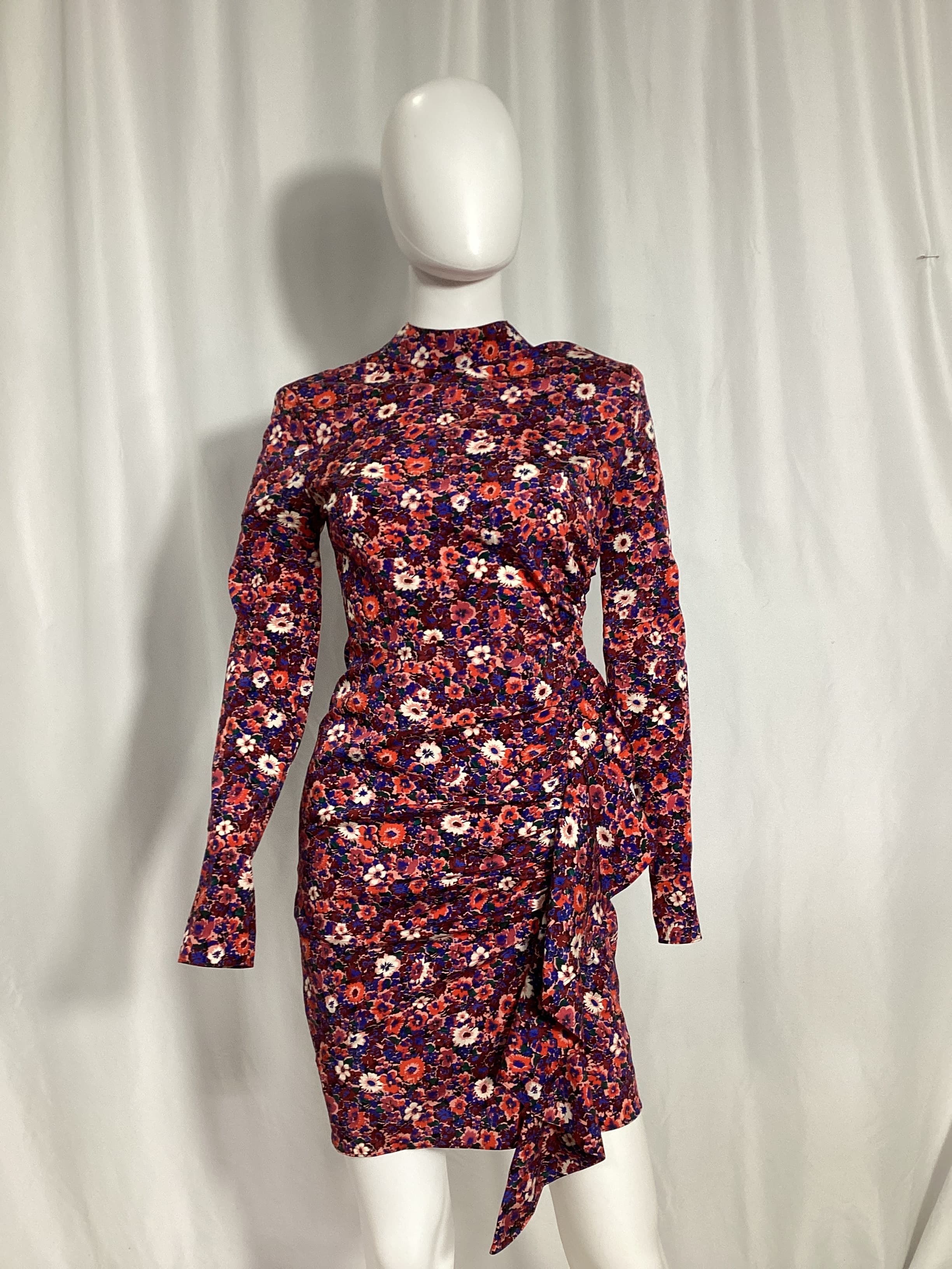 Louella Floral Print Long Sleeve Dress - Image 2