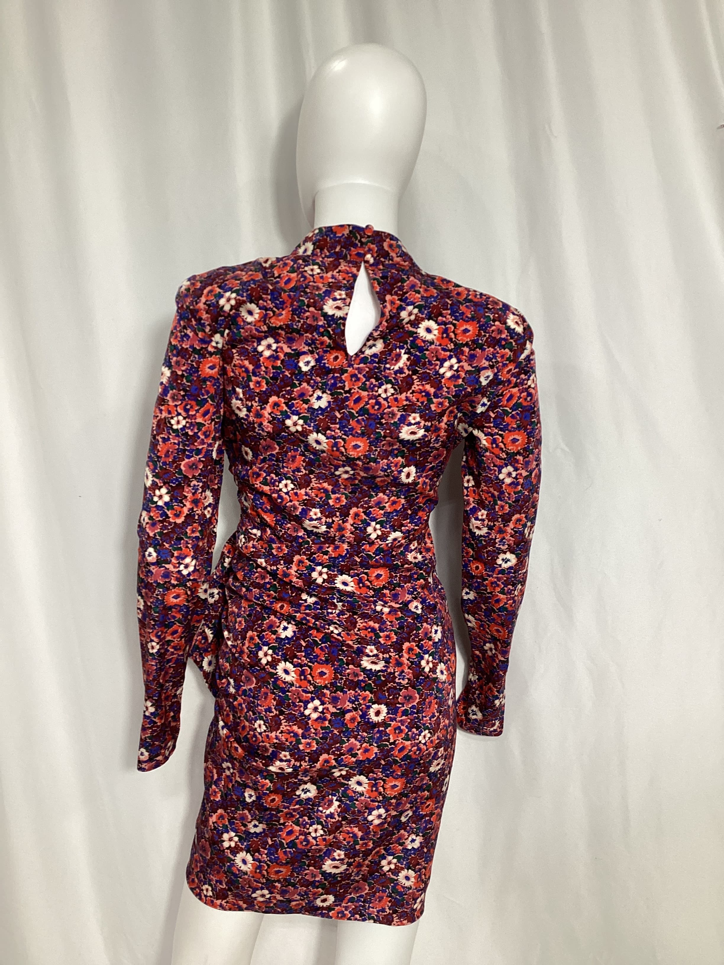 Louella Floral Print Long Sleeve Dress - Image 3