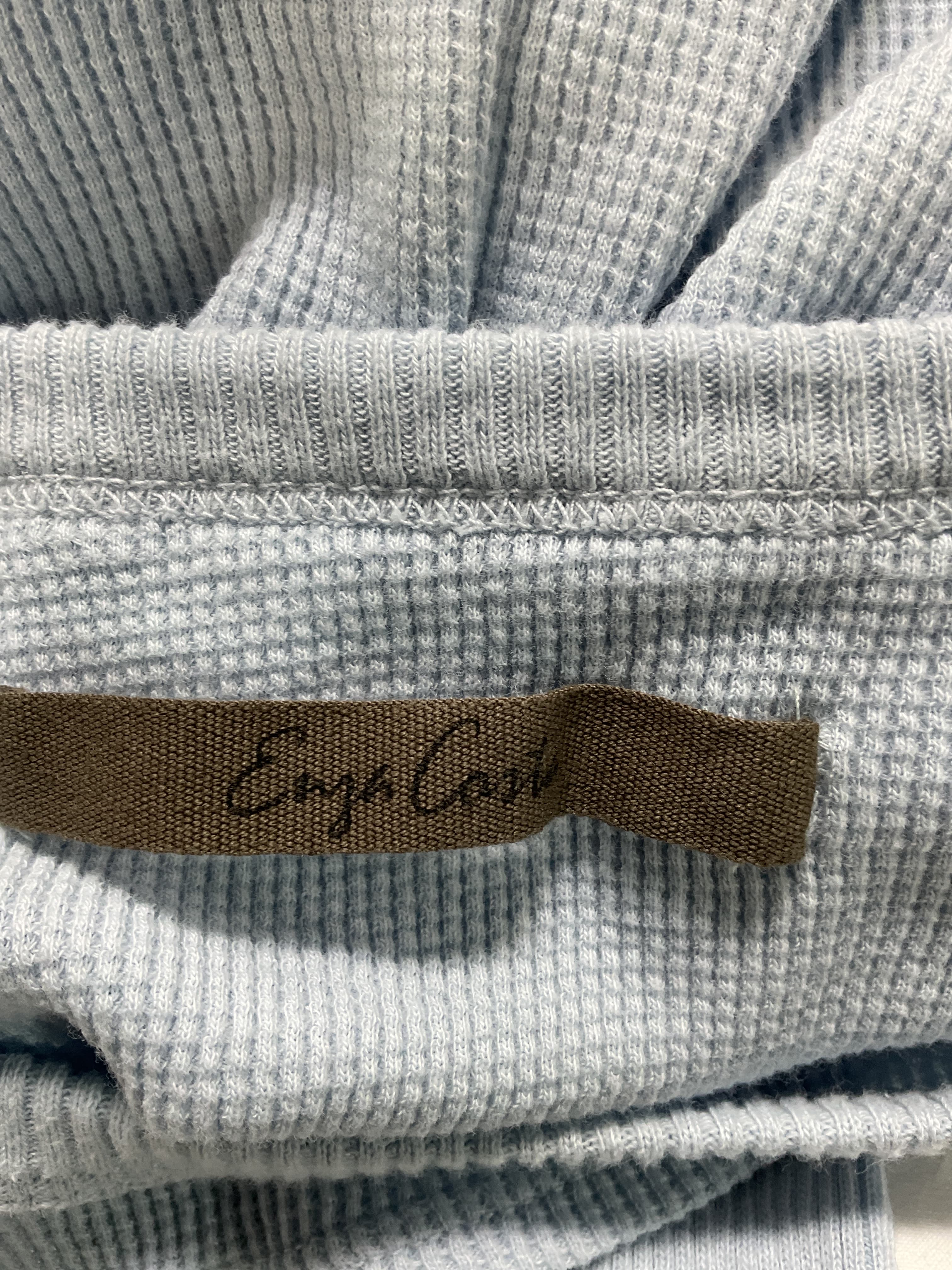 Cuffed Crew In Powder Blue - Image 4