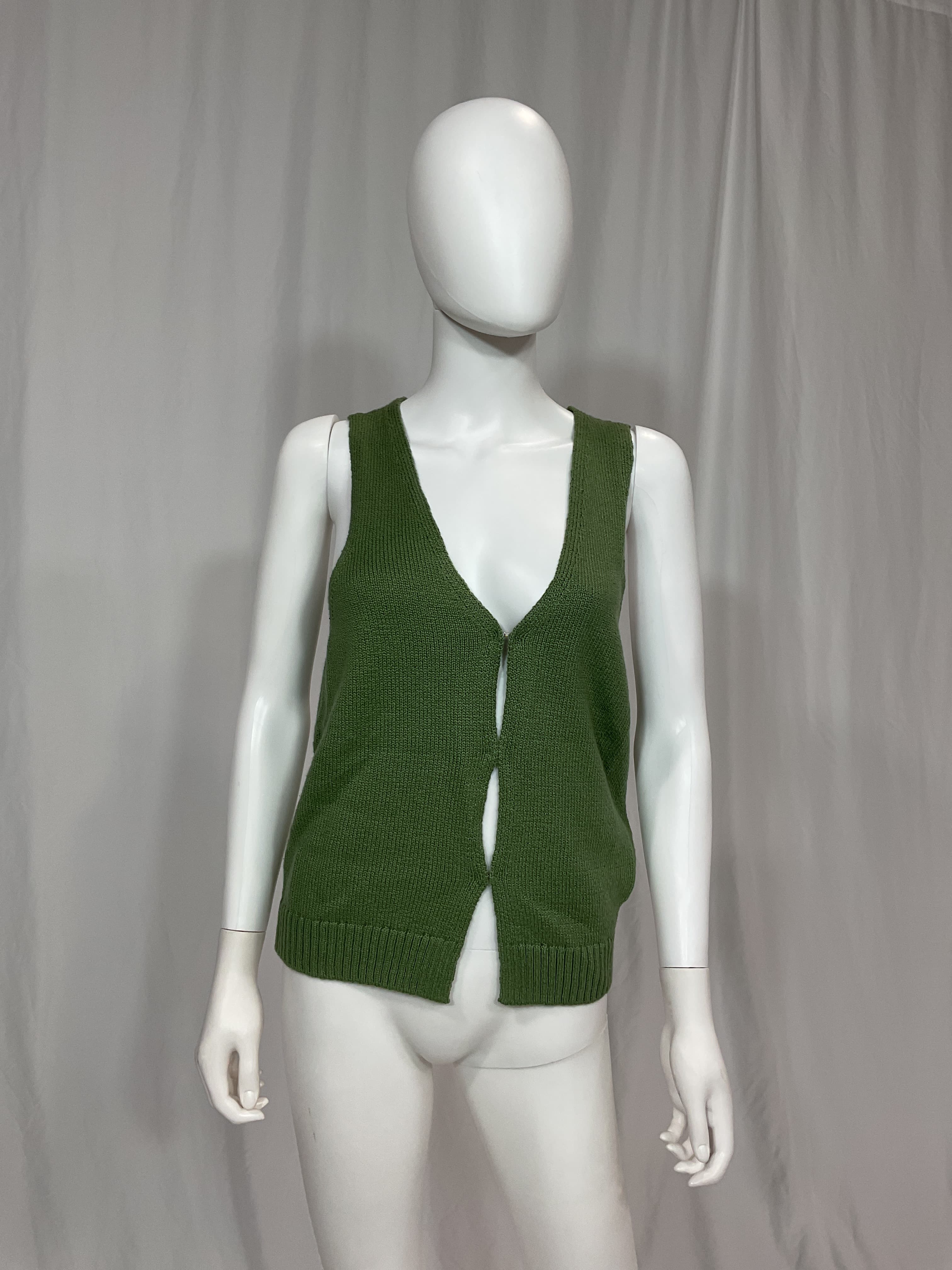 Kilah Vest In Dark Sage - Image 2