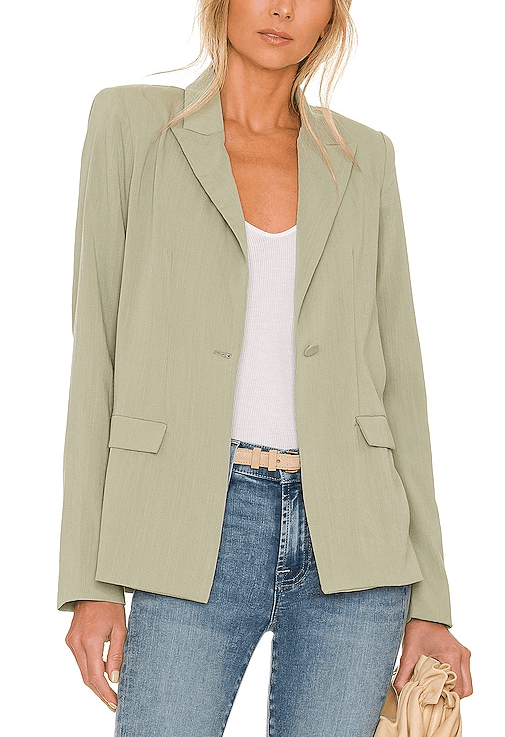 Roxanne Blazer In Fern Green - Image 1
