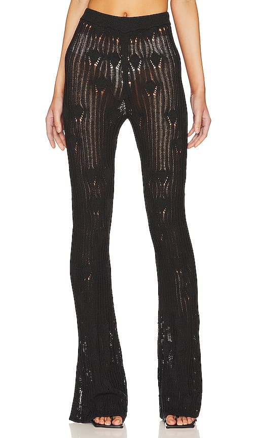 Astra Knit Pant In Black - Image 1