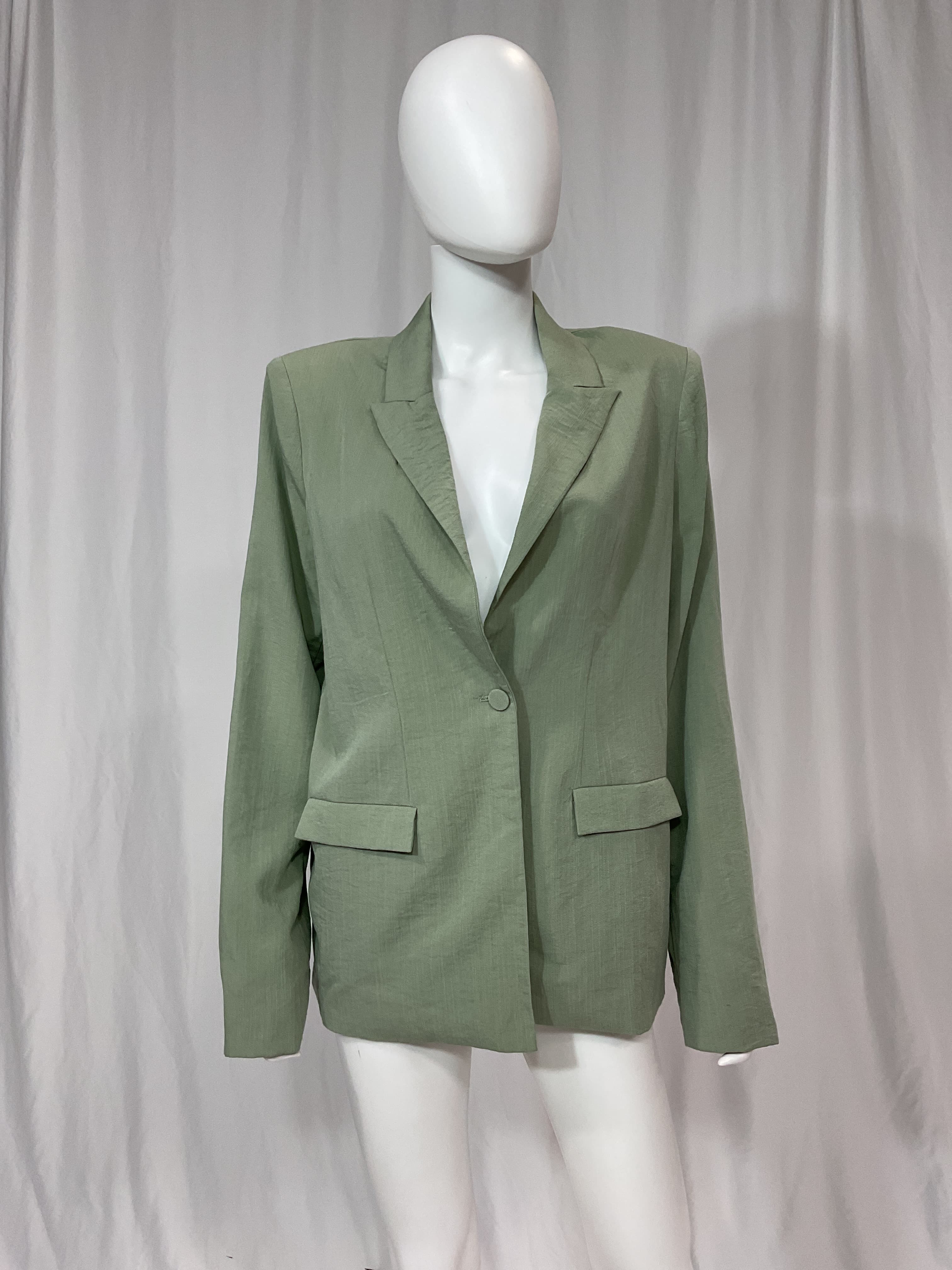 Roxanne Blazer In Fern Green - Image 2