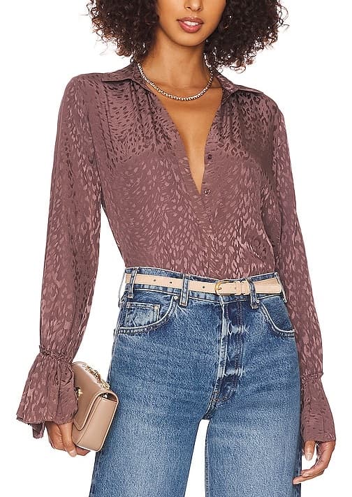 Abriana Shirt In Truffle - Image 1