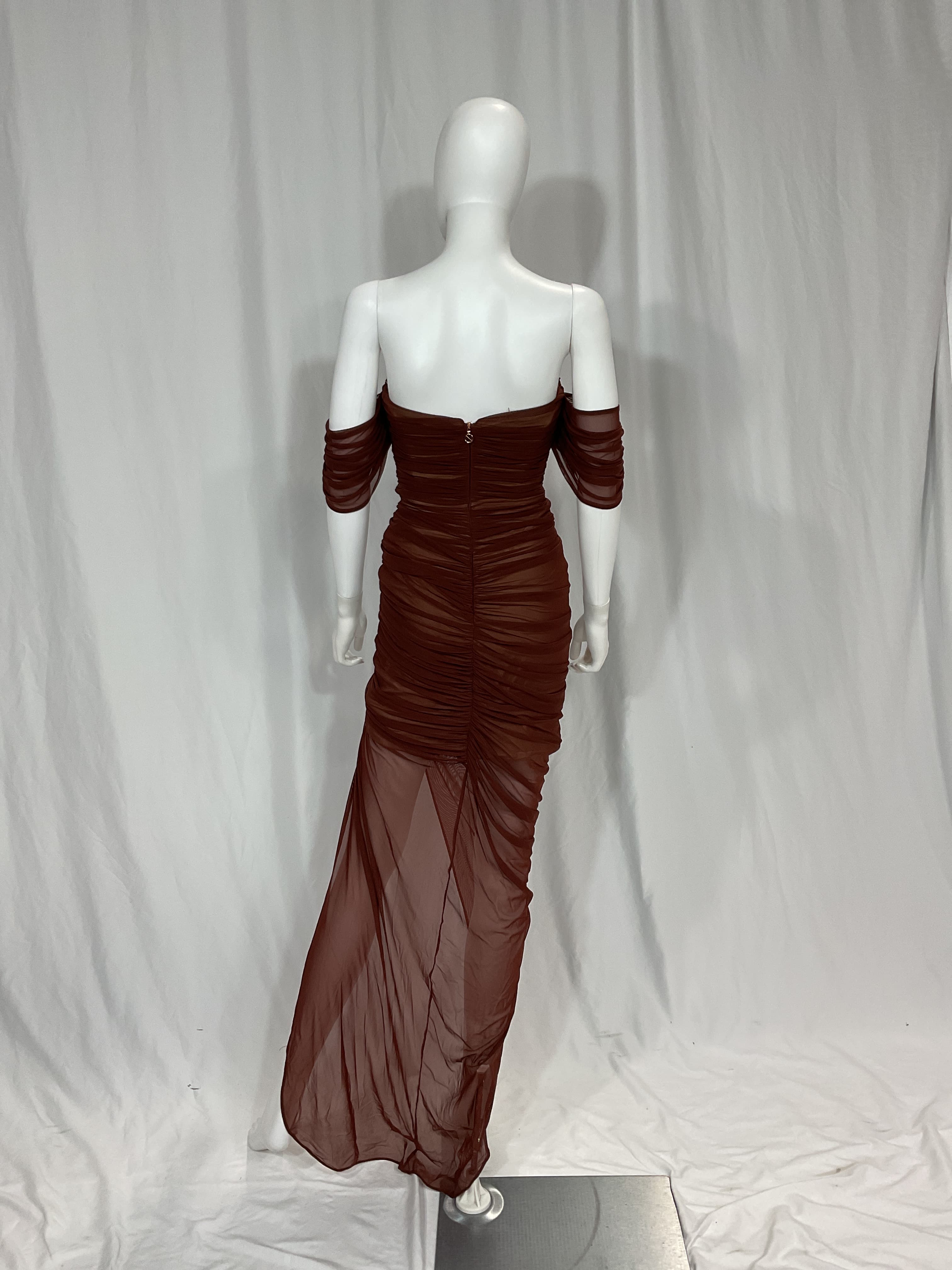 Dita Mesh Gown - Image 4