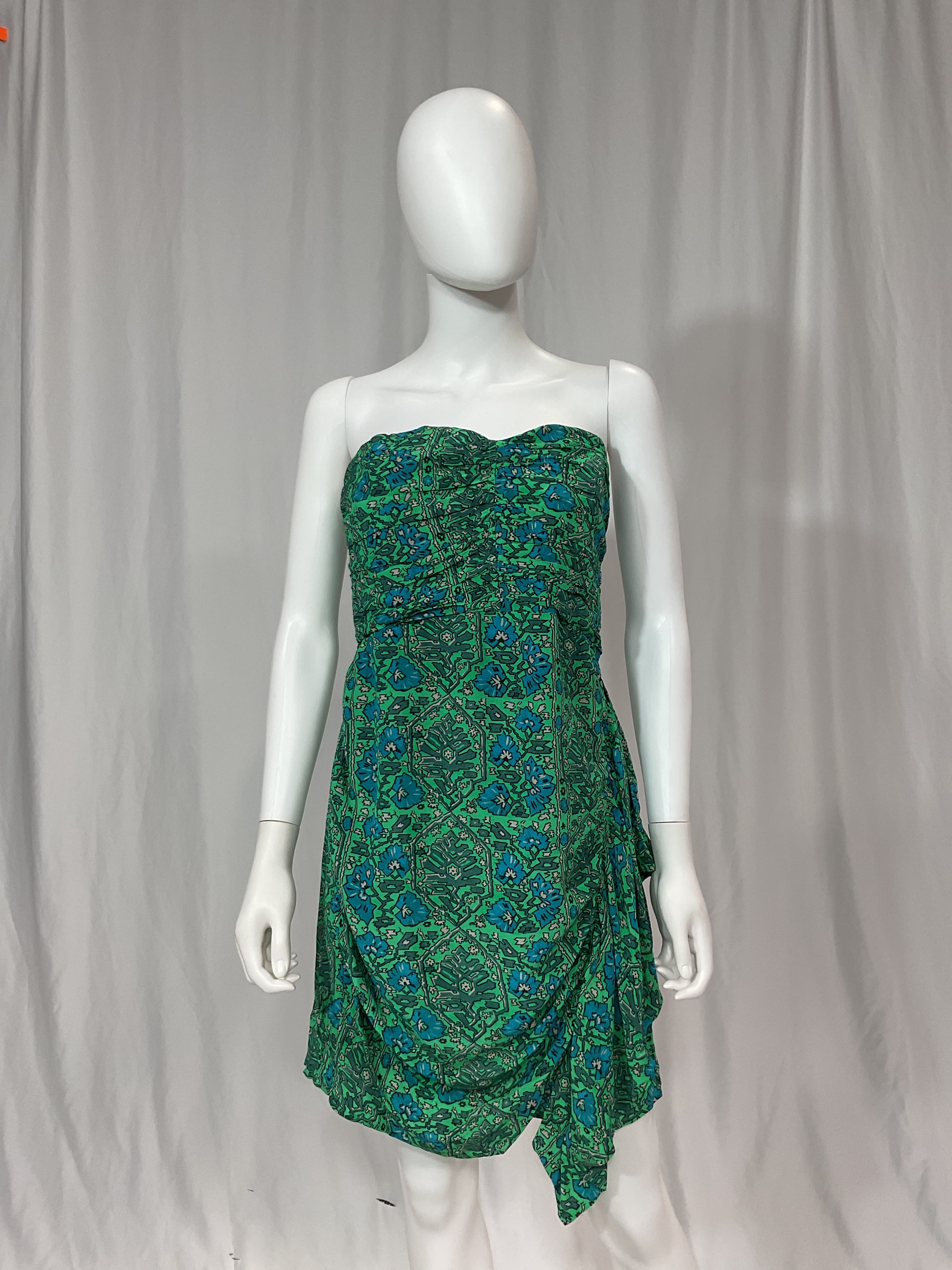 Ebba Dress In Ivy Flora Mini - Image 3