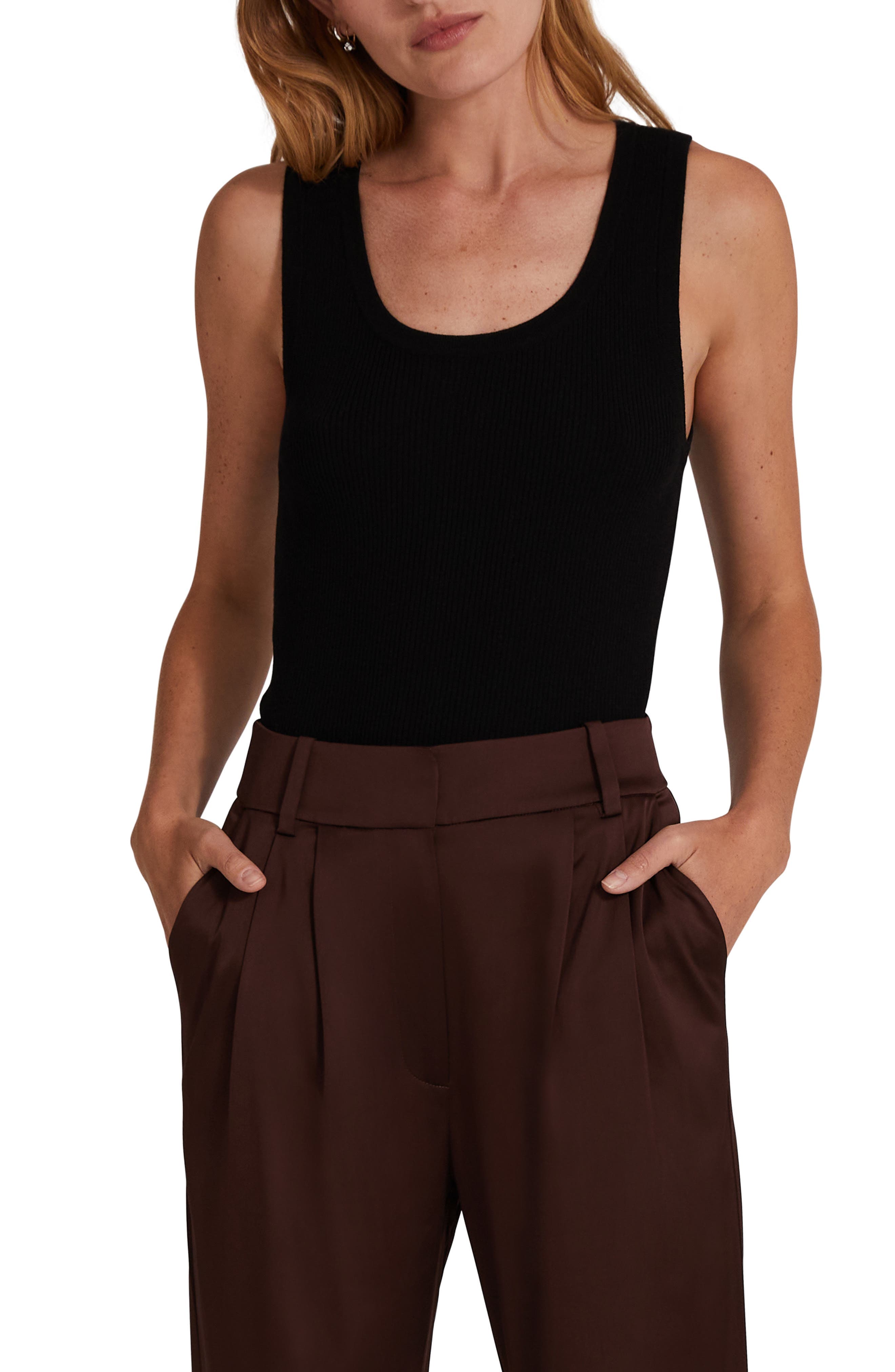 The Take It Easy Merino Wool Rib Tank - Image 1