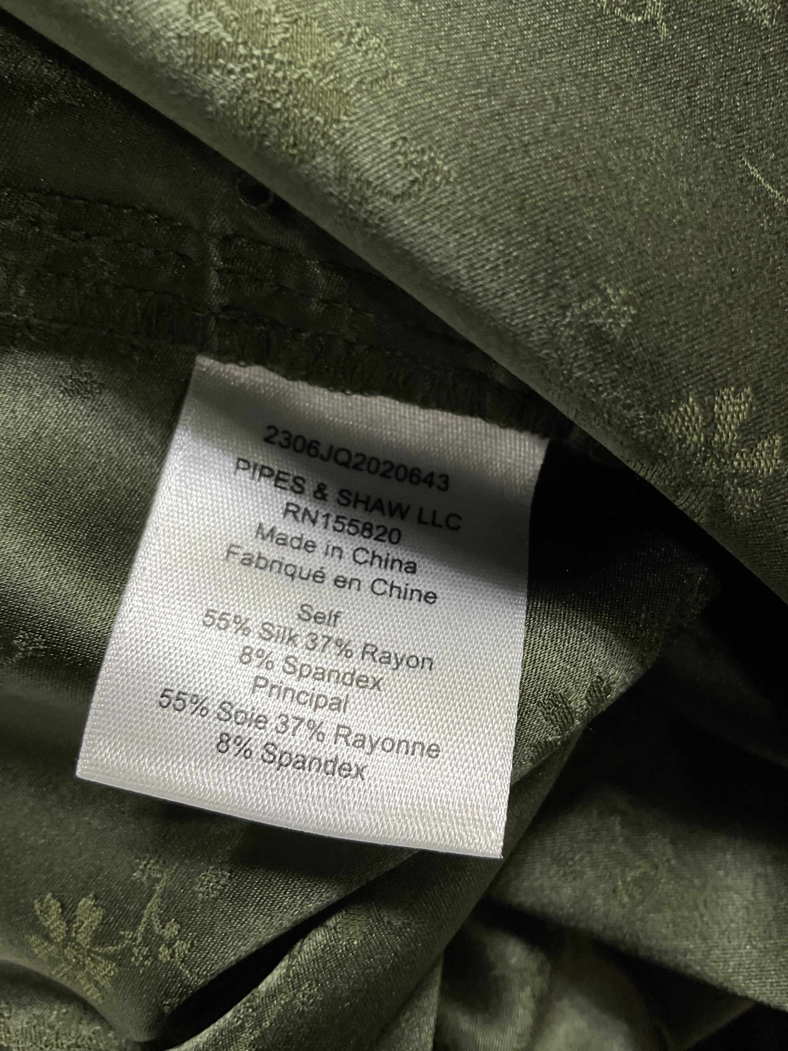 Chapel Silk Jacquard Dress - Image 3