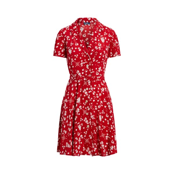Nautical-Motif Minidress - Image 1