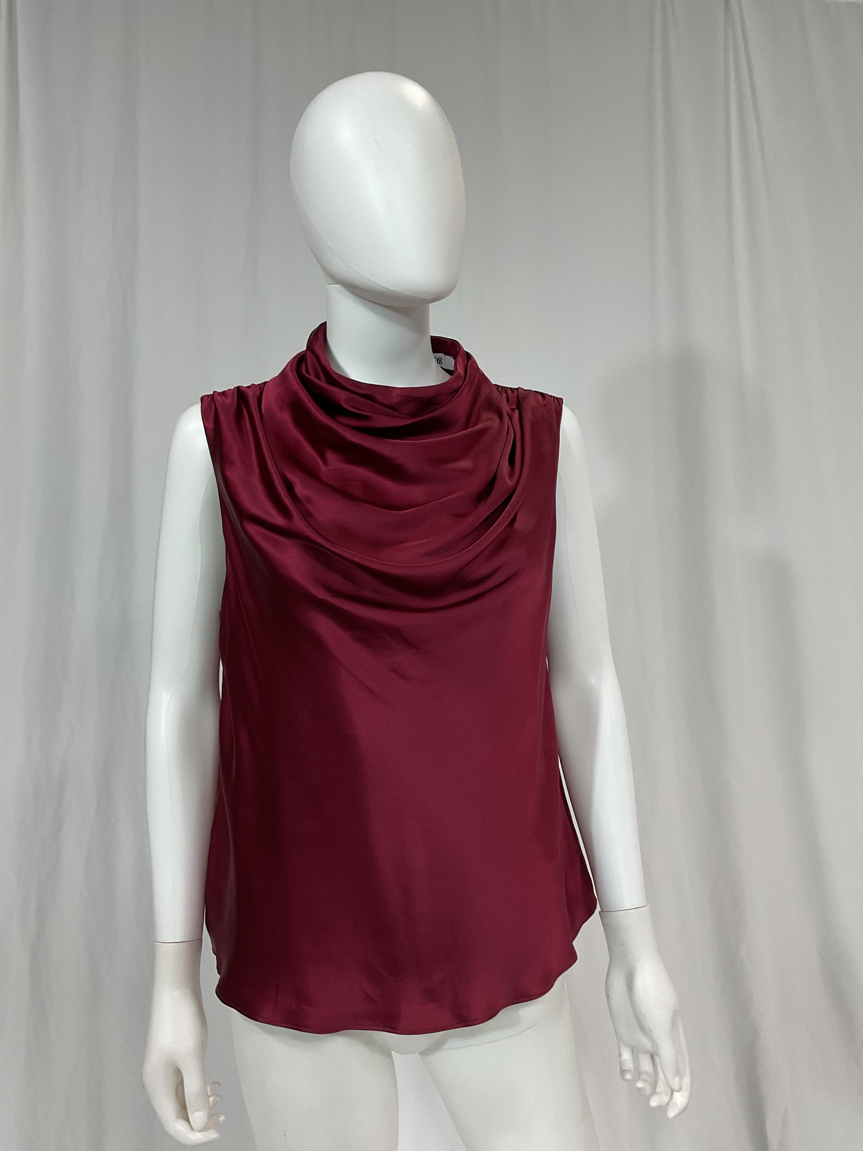 Leah Blouse In Bordeaux - Image 3