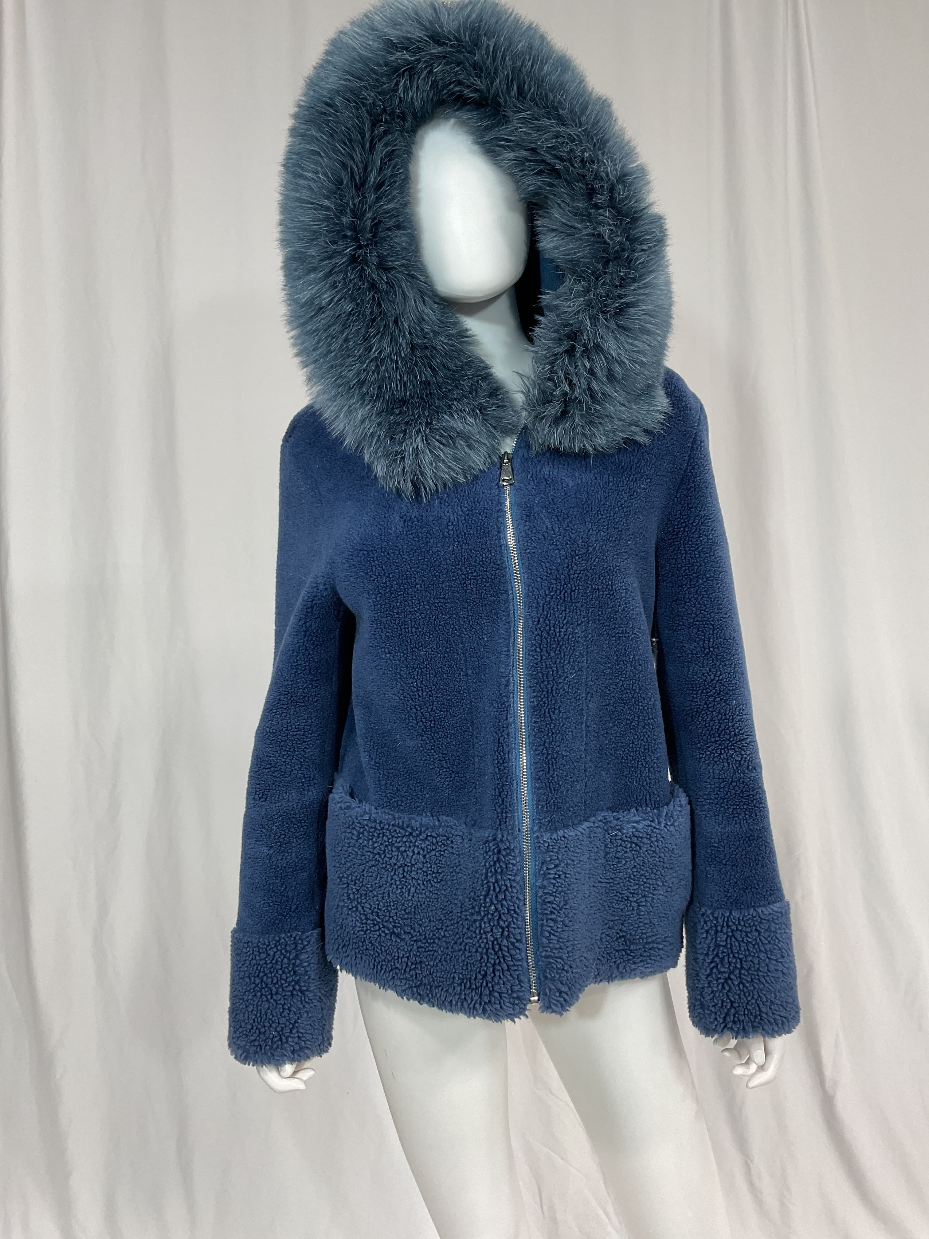 Maya Jacket In Cobalt Blue - Image 3