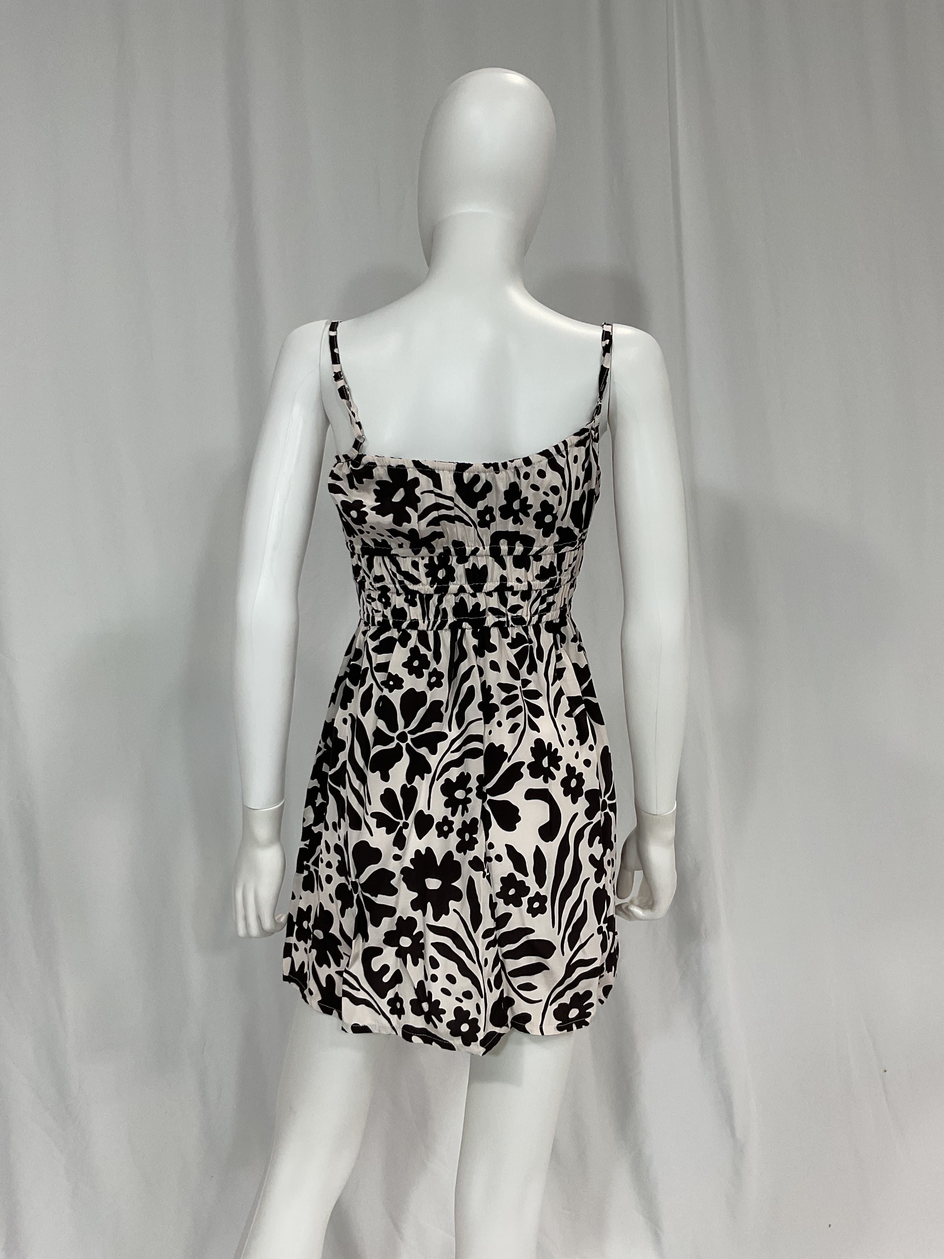 Faithfull The Brand X Revolve Amika Mini Dress In Sidra Floral Print Ecru - Image 2