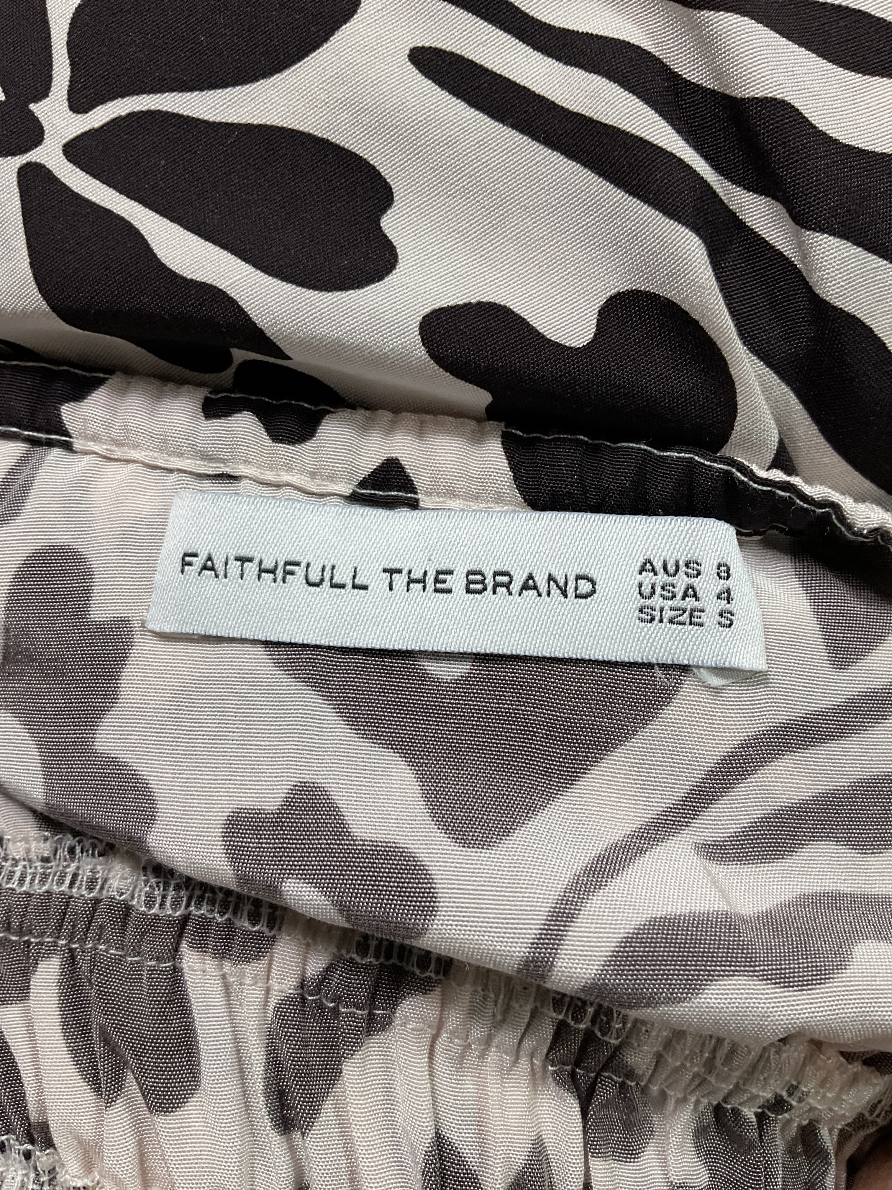 Faithfull The Brand X Revolve Amika Mini Dress In Sidra Floral Print Ecru - Image 4