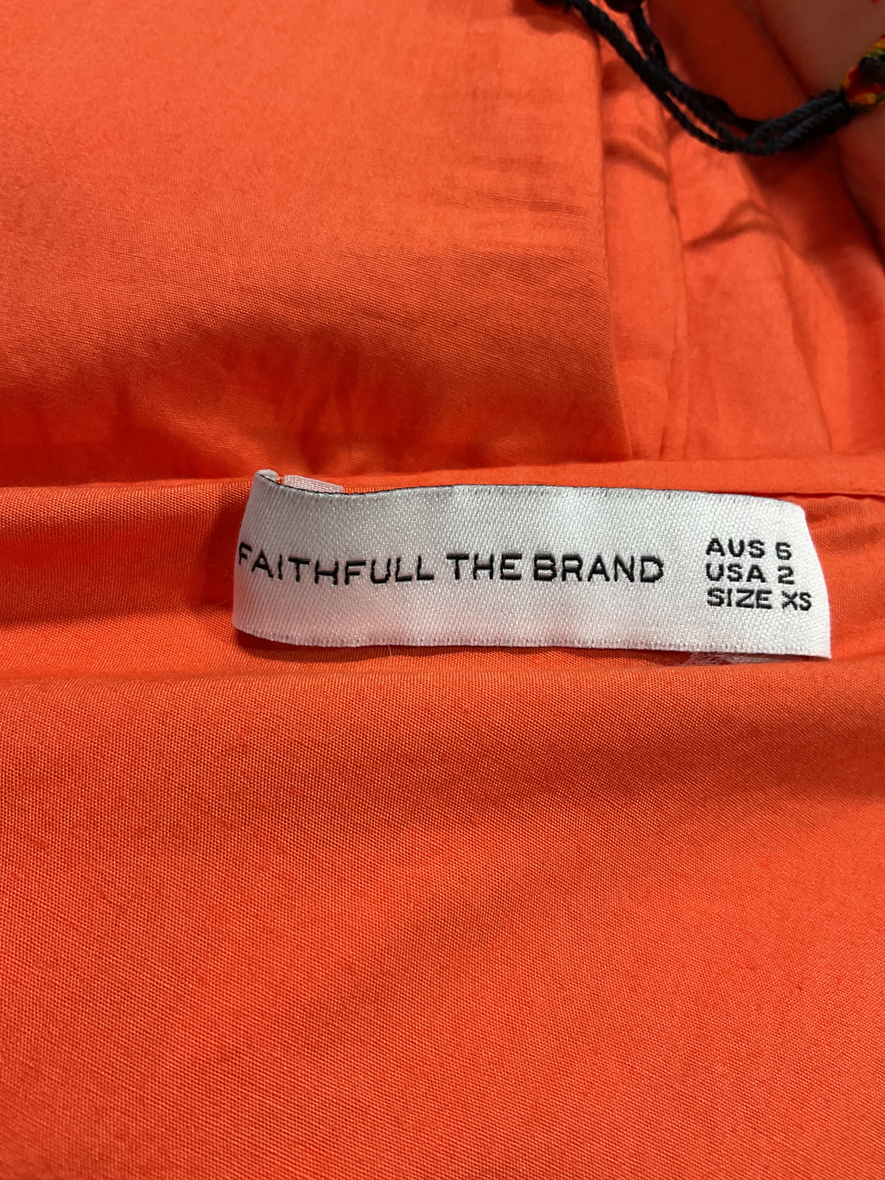 La Ora Midi Dress In Morange - Image 3