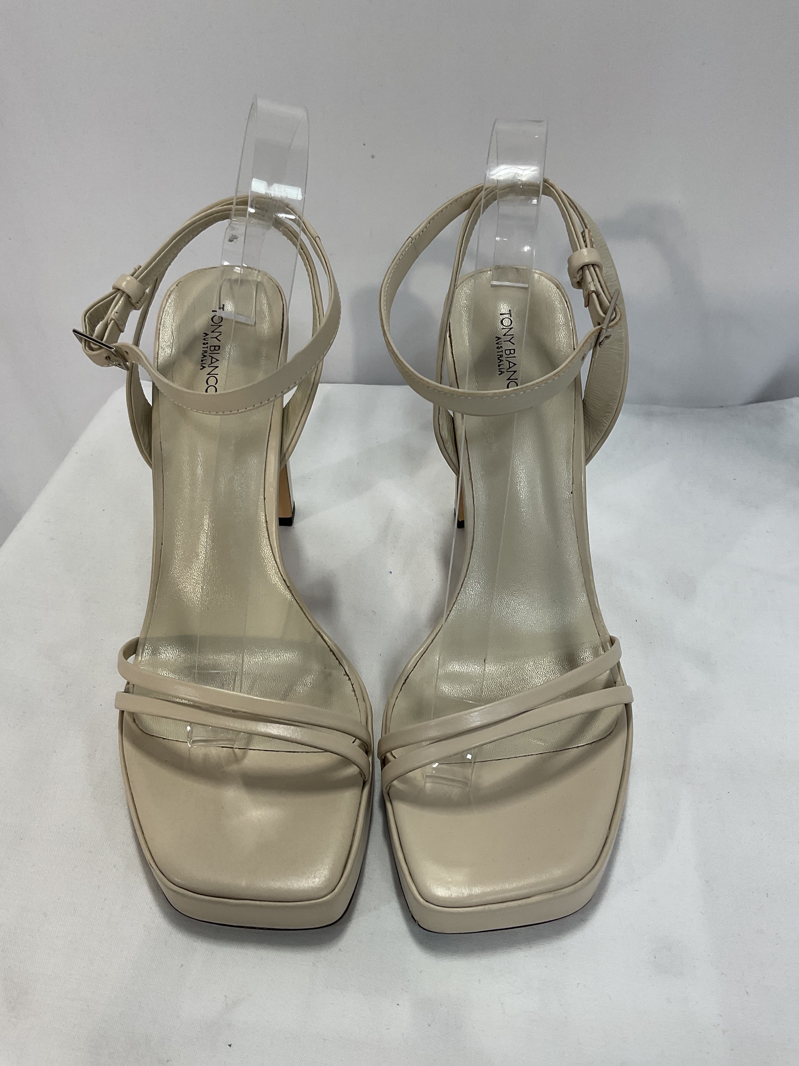 Dandy Platform Sandal In Vanilla Capretto - Image 3