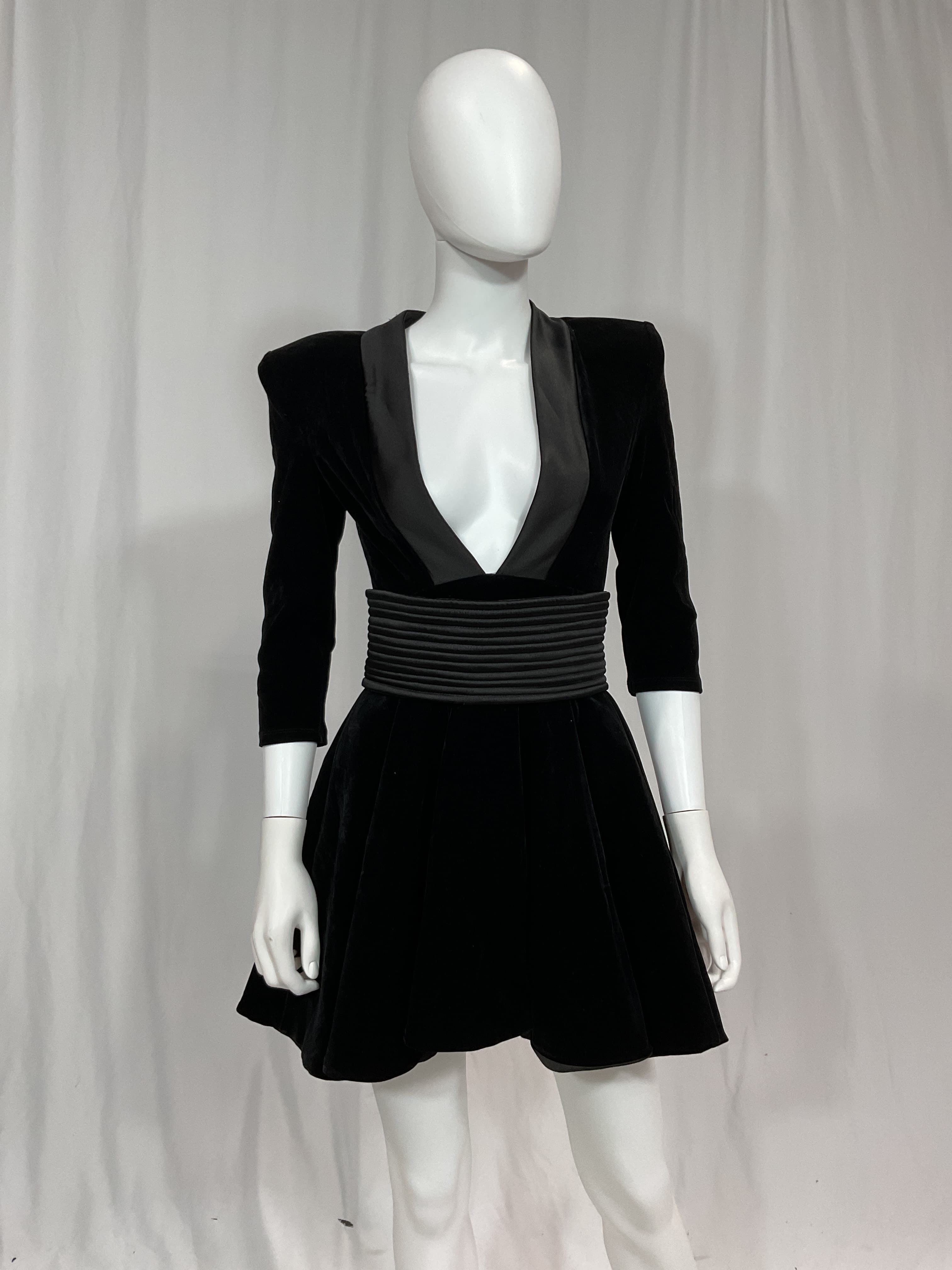 Join The Club Mini Dress In Black - Image 4