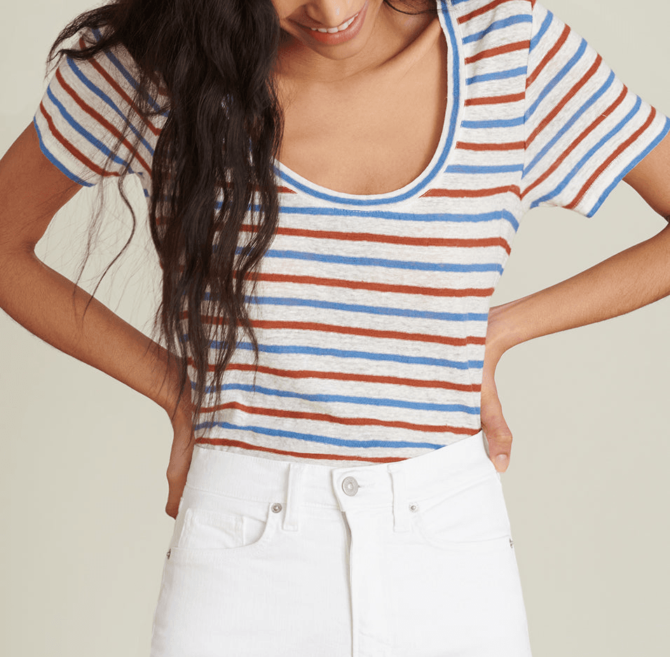 Benji Striped Tee - Image 1