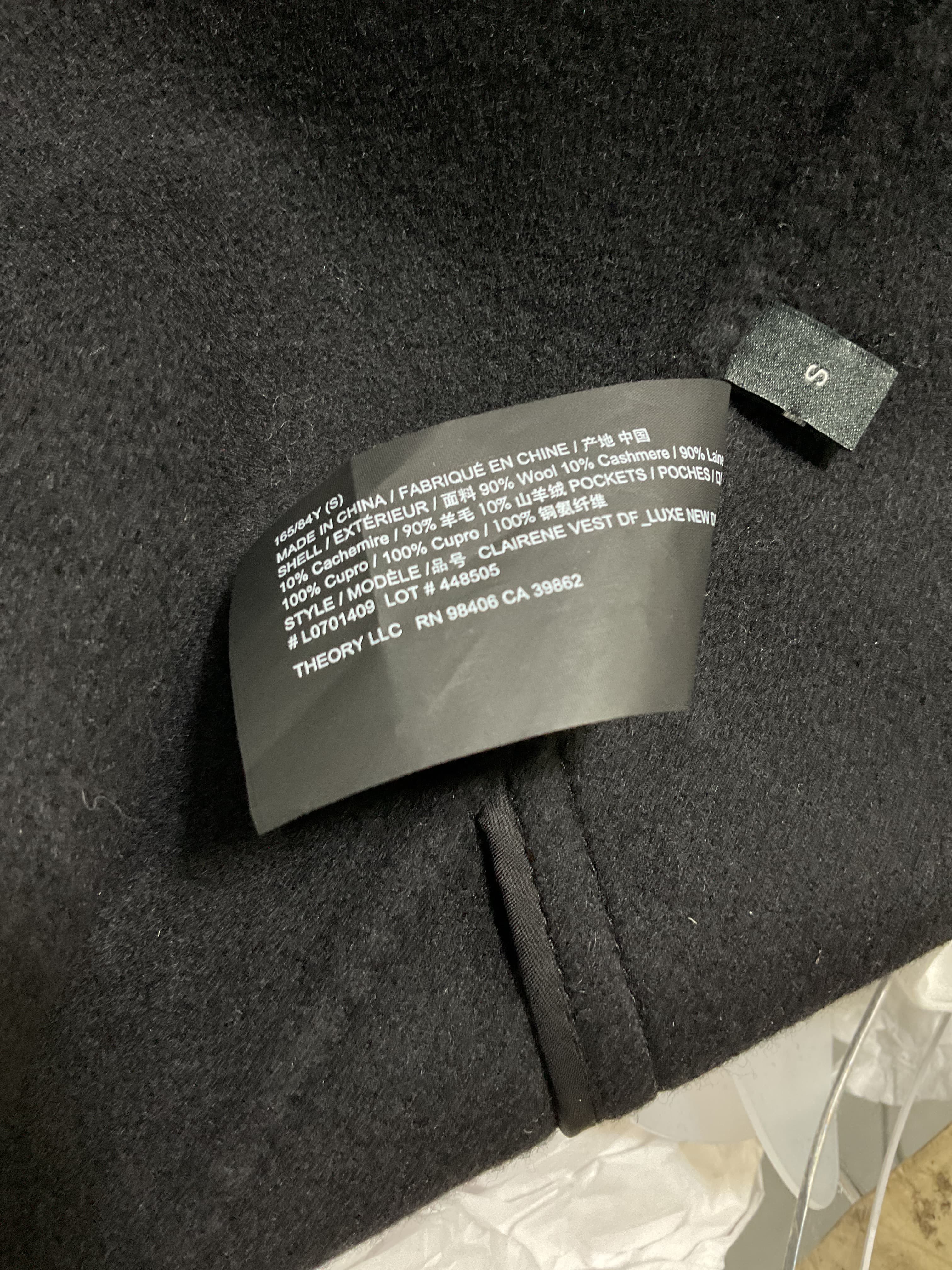 Theory Clairene Vest Df Luxe New Di NMS21_T29B7 - Image 3
