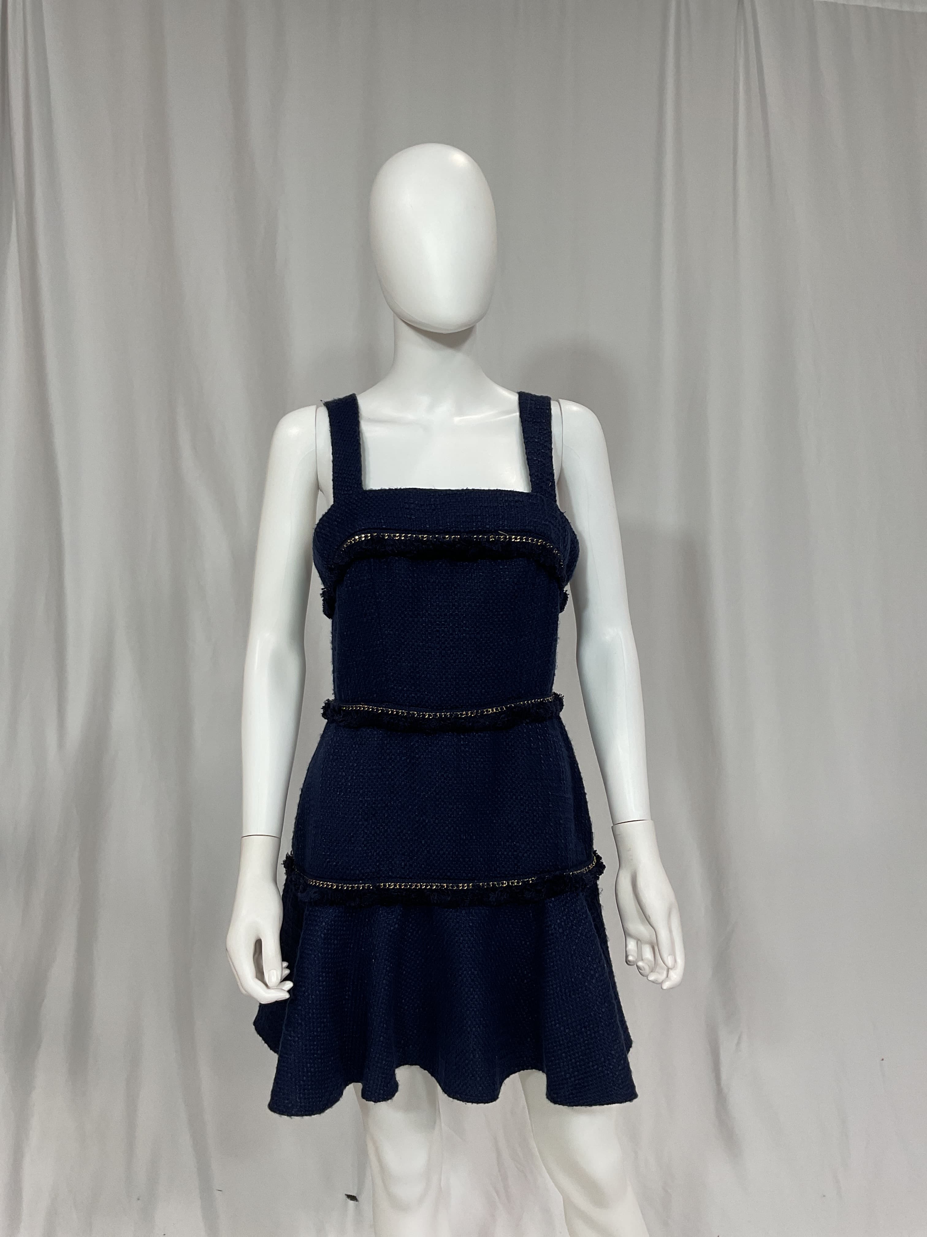 Annalise Mini Dress In Navy - Image 4