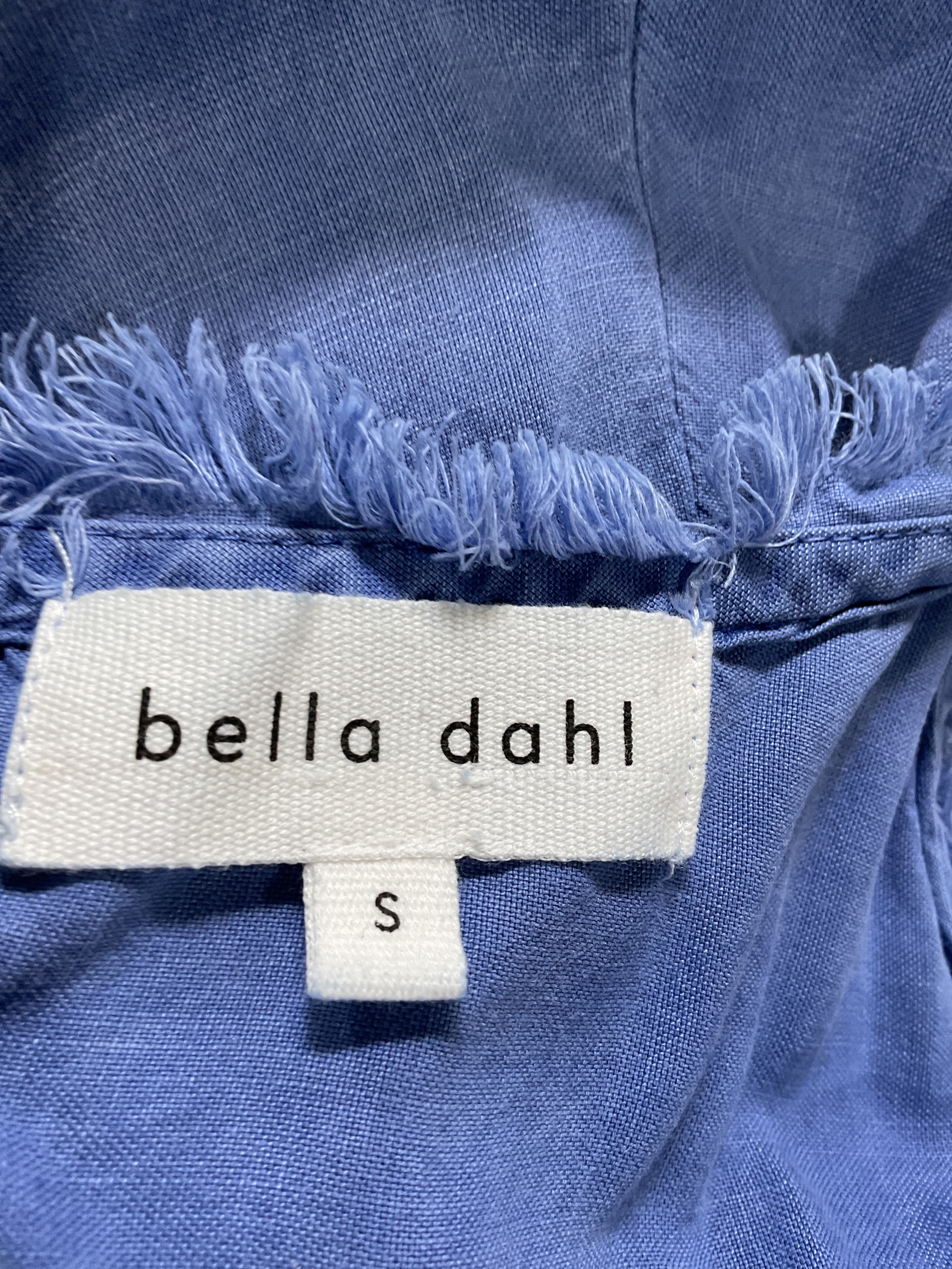 Smocked Back Jumpsuit In Spring Navy - Image 4