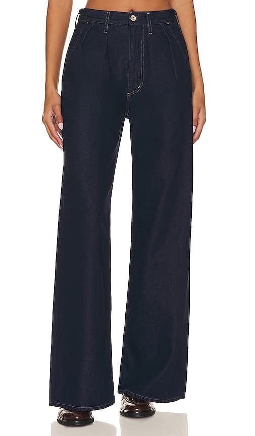 Maritzy Pleated Trouser In Hudson - Image 1